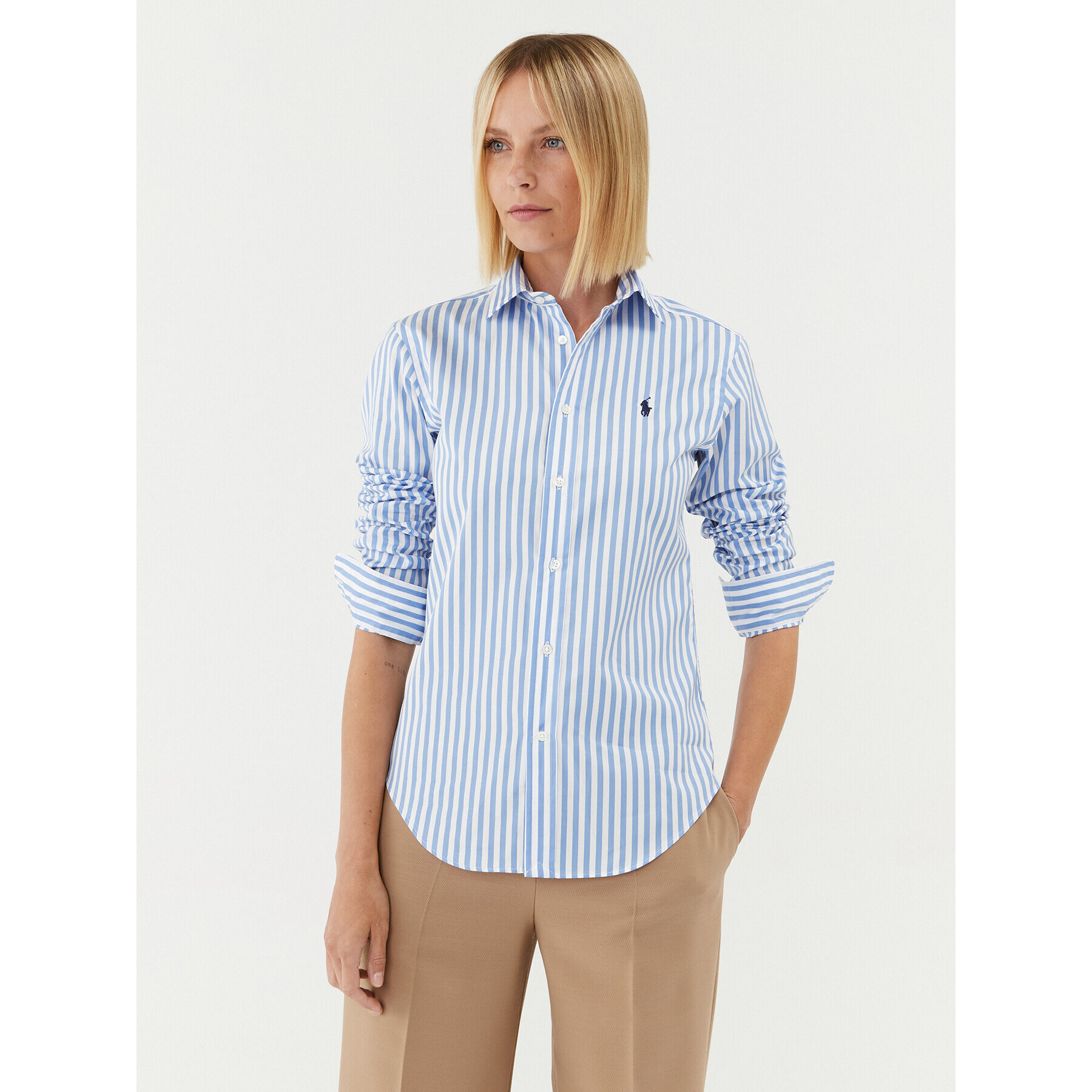 Polo Ralph Lauren Cămașă 211910741002 Albastru Regular Fit - Pled.ro