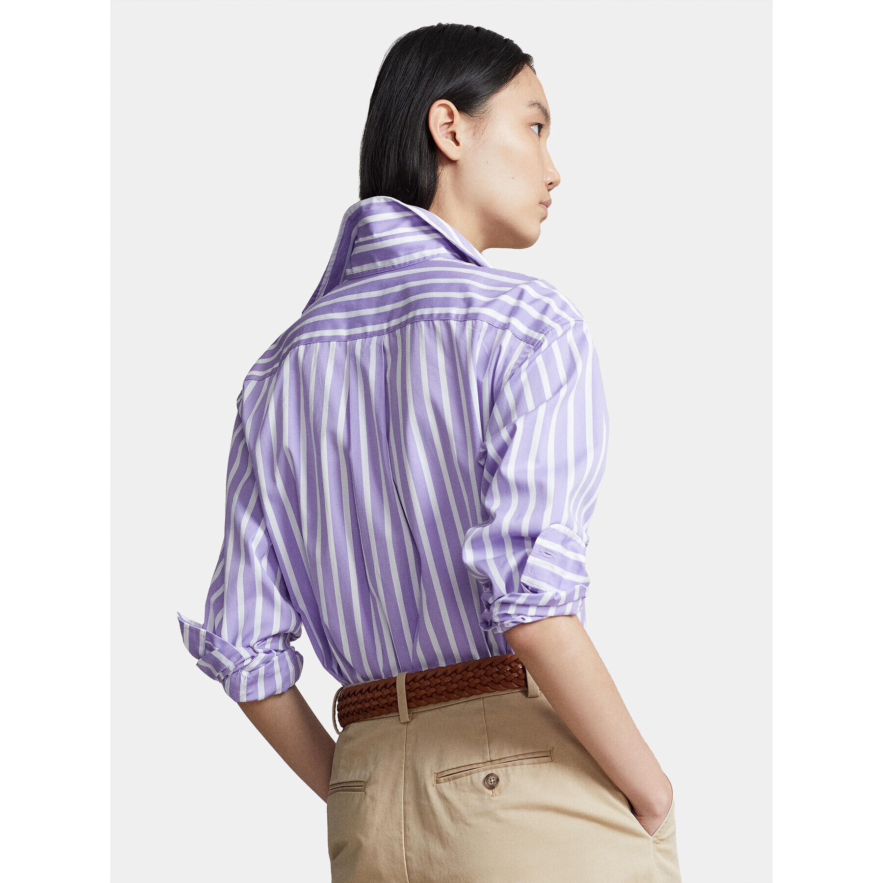 Polo Ralph Lauren Cămașă Ls Rmsy St 211910743005 Violet Regular Fit - Pled.ro