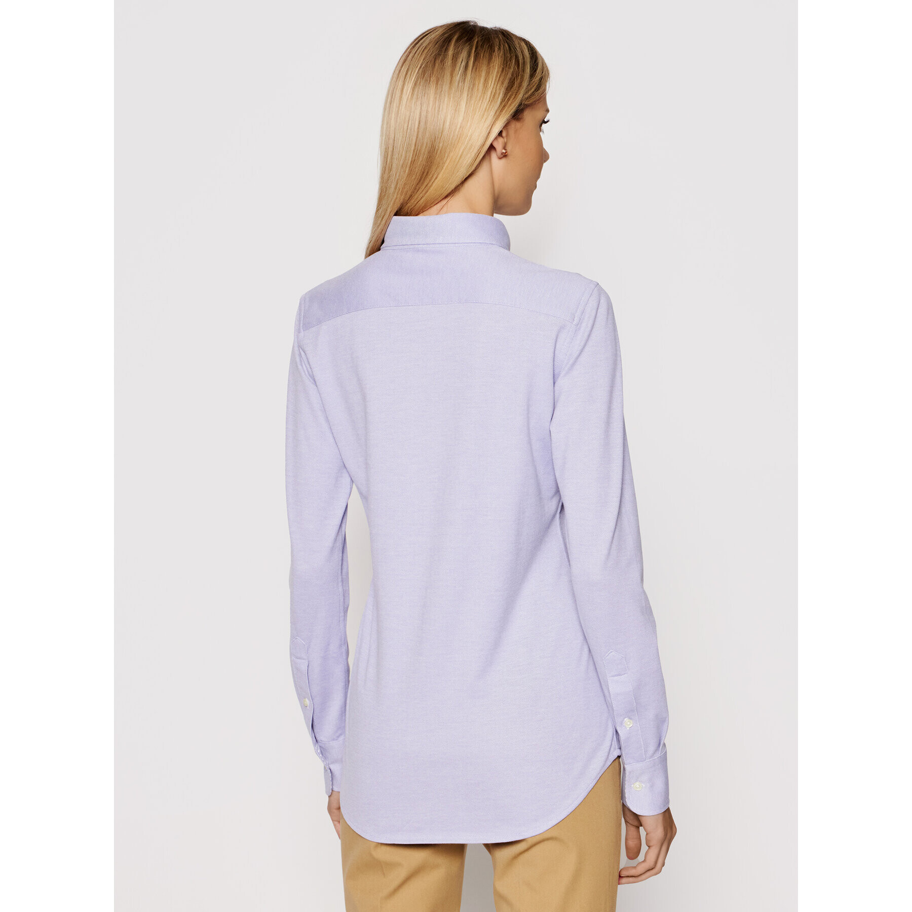 Polo Ralph Lauren Cămașă Lsl 211664427013 Violet Regular Fit - Pled.ro