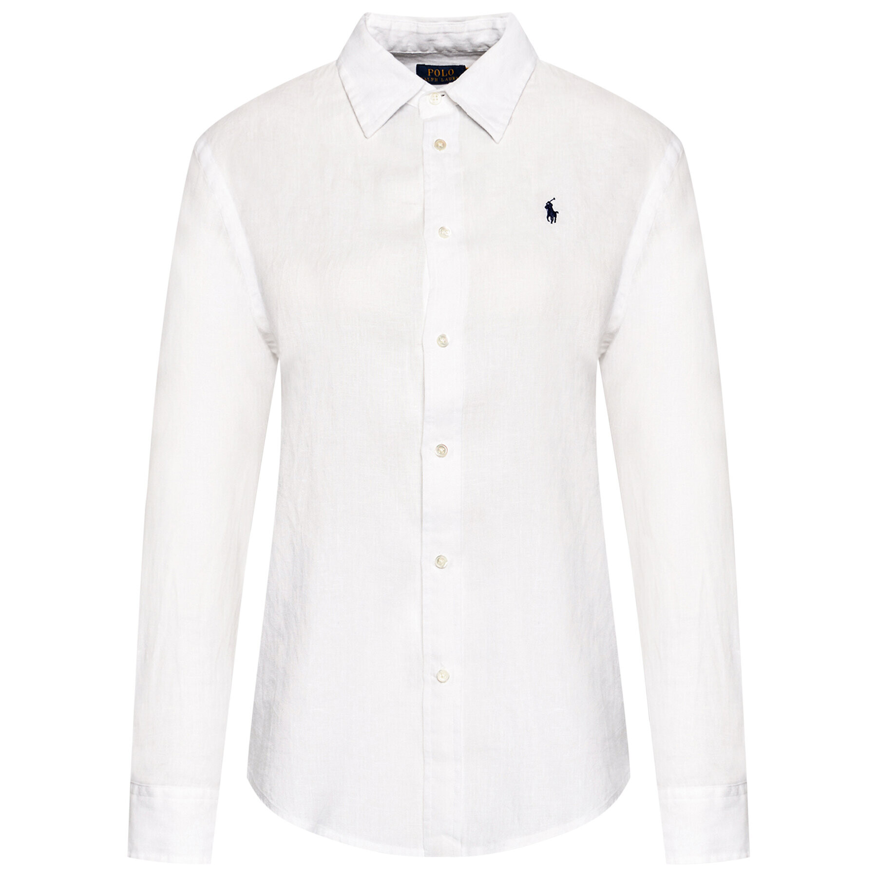 Polo Ralph Lauren Cămașă Lsl 211827658005 Alb Relaxed Fit - Pled.ro