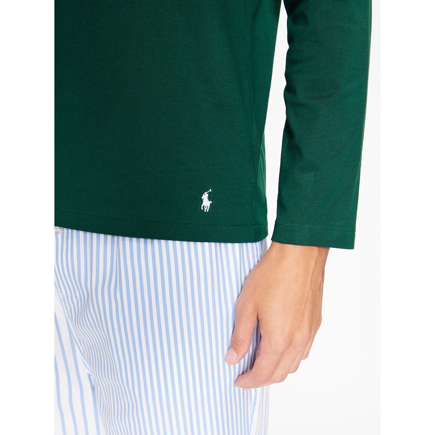 Polo Ralph Lauren Cămașă pijama 714899614007 Verde Regular Fit - Pled.ro