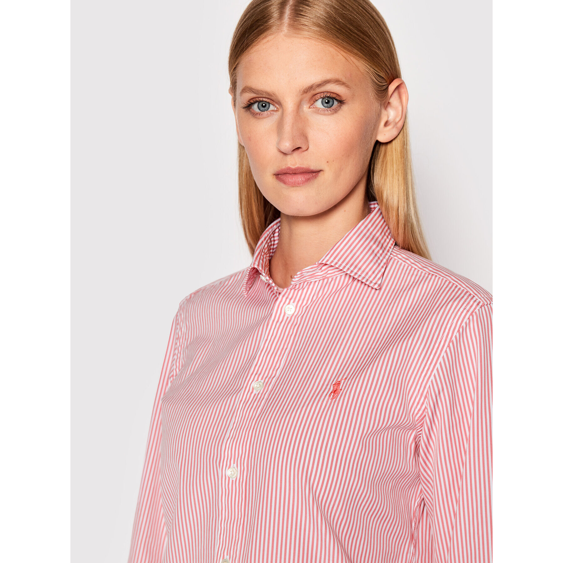 Polo Ralph Lauren Cămașă 211784161030 Roz Classic Fit - Pled.ro