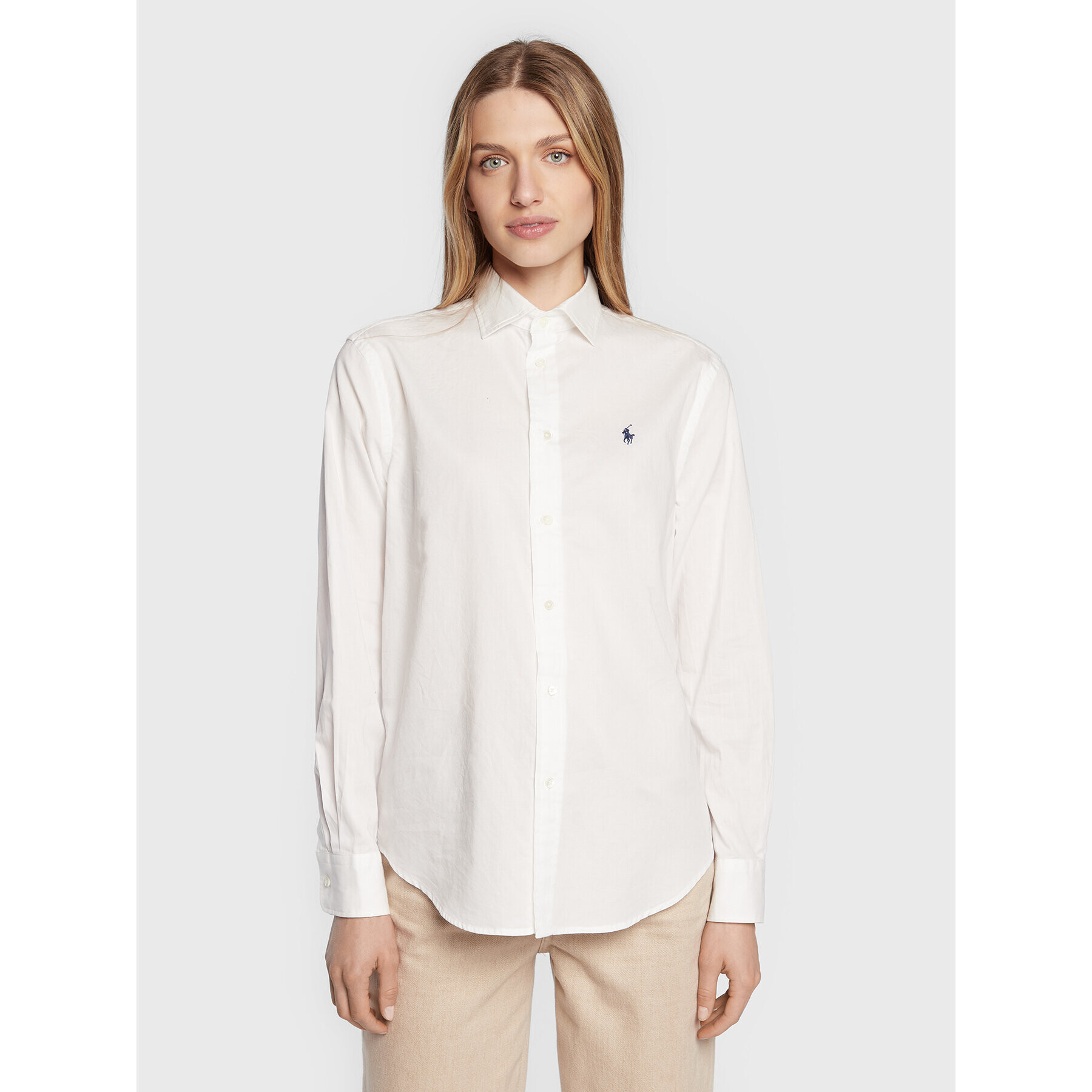 Polo Ralph Lauren Cămașă 211841951001 Alb Relaxed Fit - Pled.ro