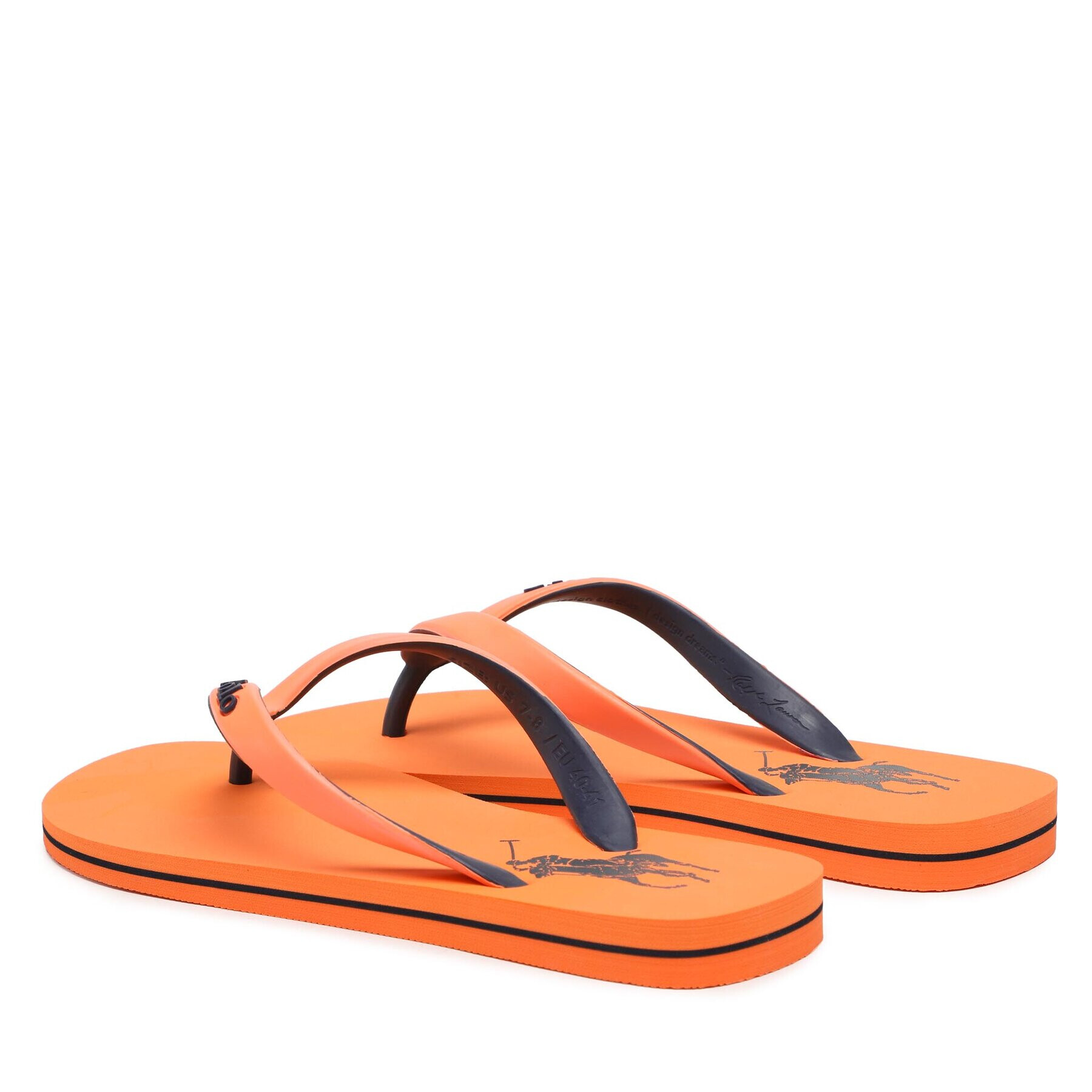 Polo Ralph Lauren Flip flop Bolt 816892949002 Portocaliu - Pled.ro