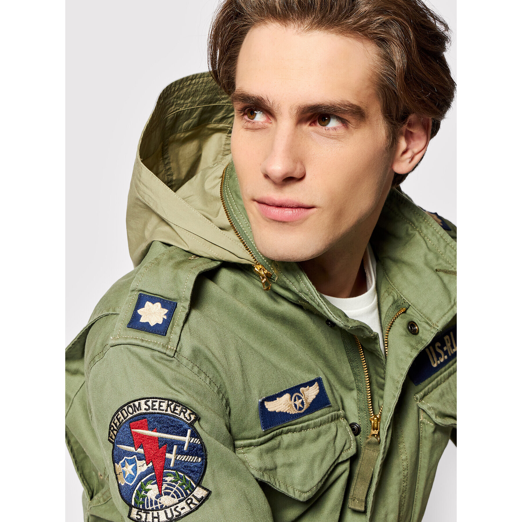 Polo Ralph Lauren Geacă 710722923003 Verde Regular Fit - Pled.ro