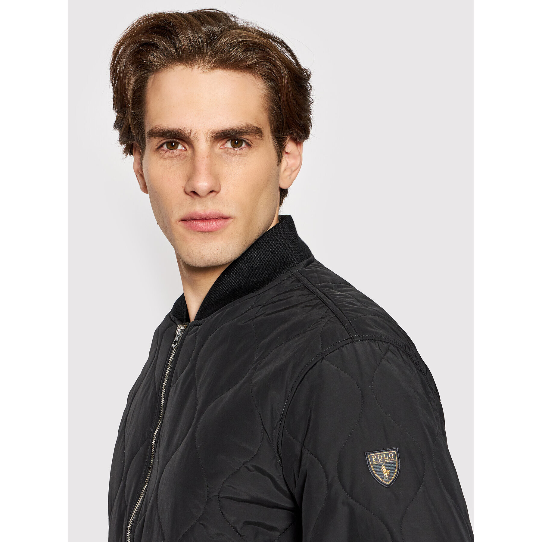 Polo Ralph Lauren Geacă bomber 710857267001 Negru Regular Fit - Pled.ro