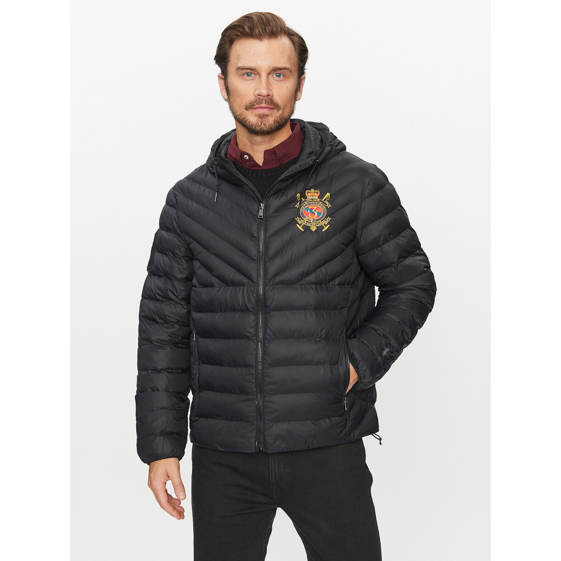 Polo Ralph Lauren Geacă din puf 710917902001 Negru Regular Fit - Pled.ro