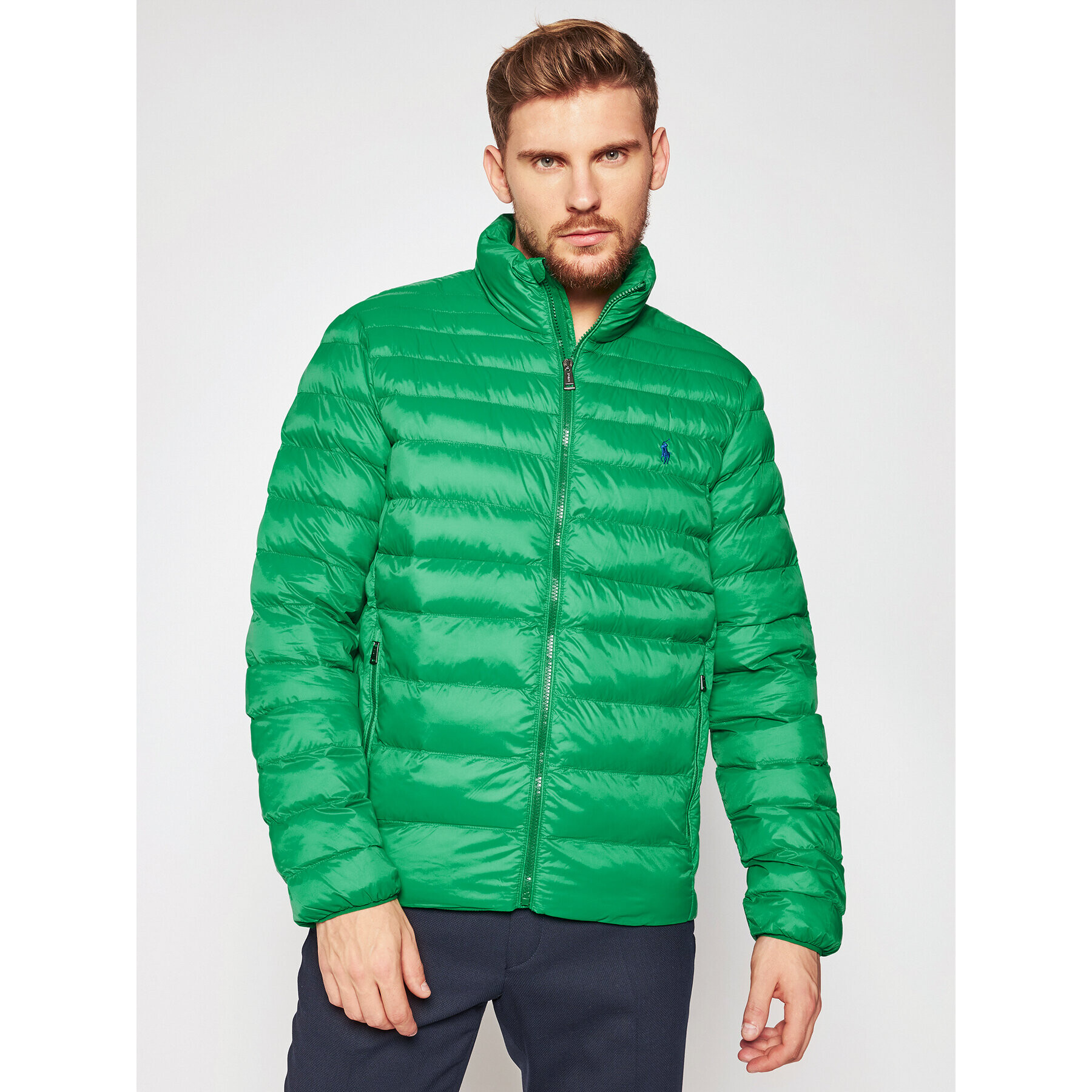 Polo Ralph Lauren Geacă din puf Terra 710810897001 Verde Regular Fit - Pled.ro