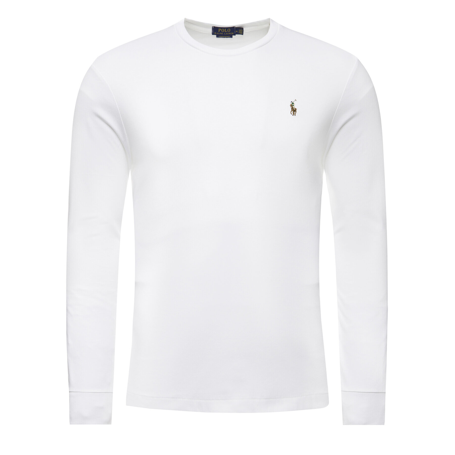 Polo Ralph Lauren Longsleeve 710760121 Alb Slim Fit - Pled.ro