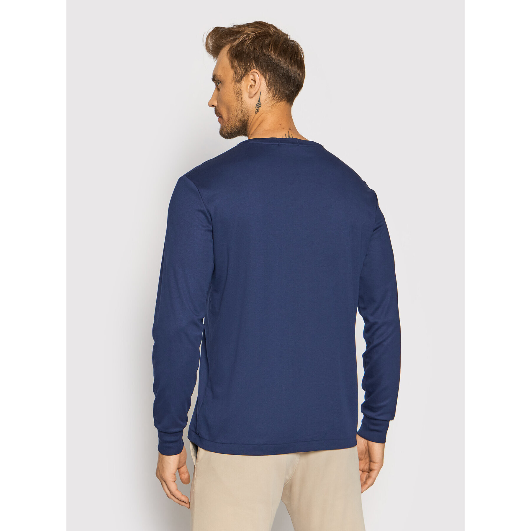 Polo Ralph Lauren Longsleeve 710760121 Bleumarin Slim Fit - Pled.ro