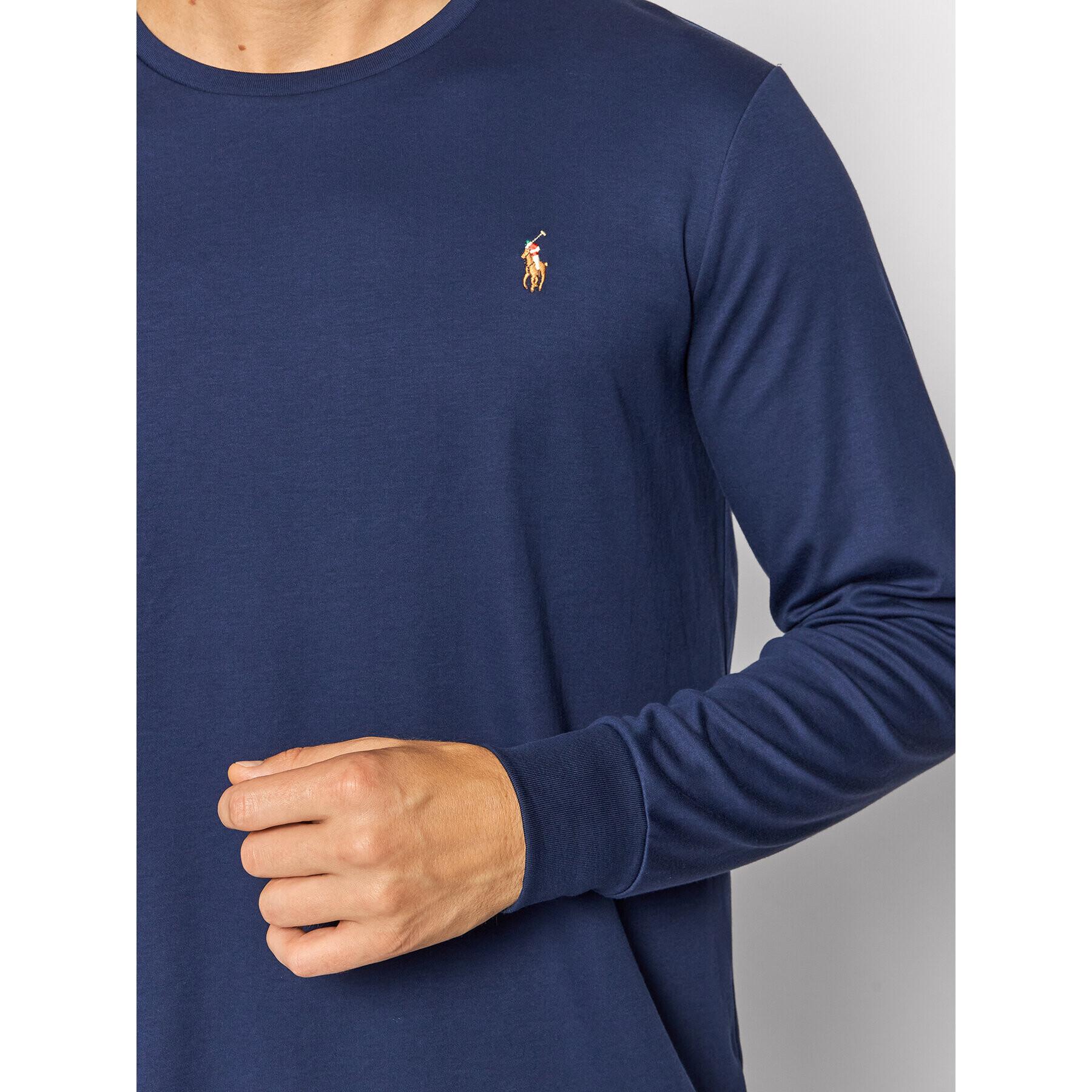 Polo Ralph Lauren Longsleeve 710760121 Bleumarin Slim Fit - Pled.ro