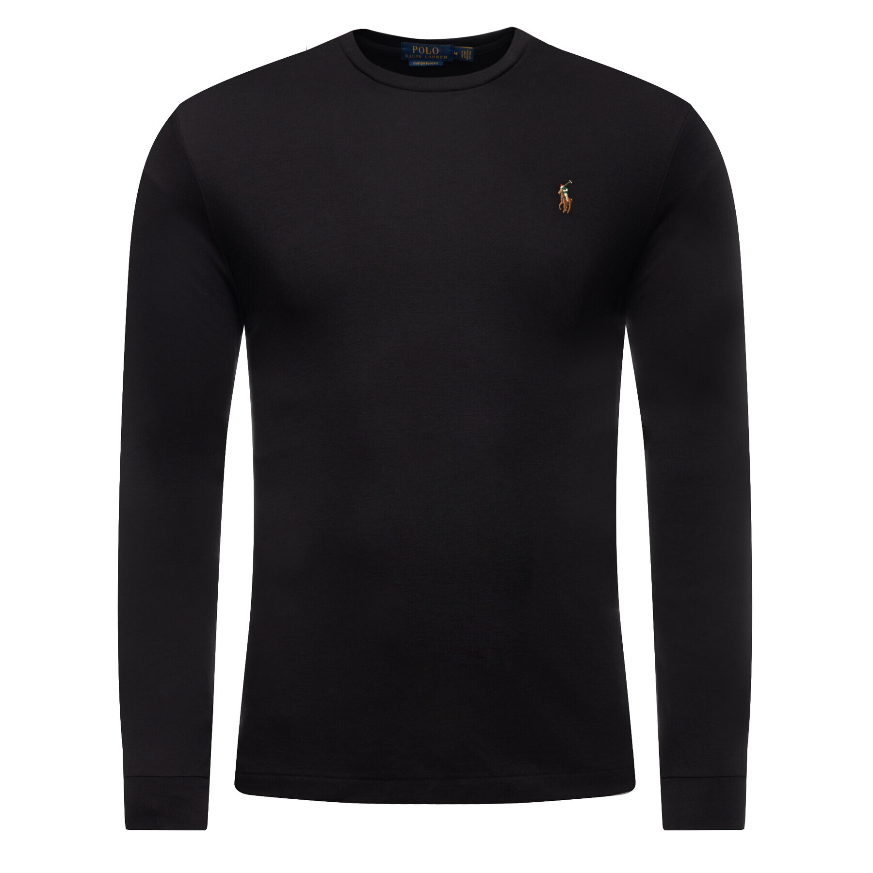 Polo Ralph Lauren Longsleeve 710760121 Negru Slim Fit - Pled.ro