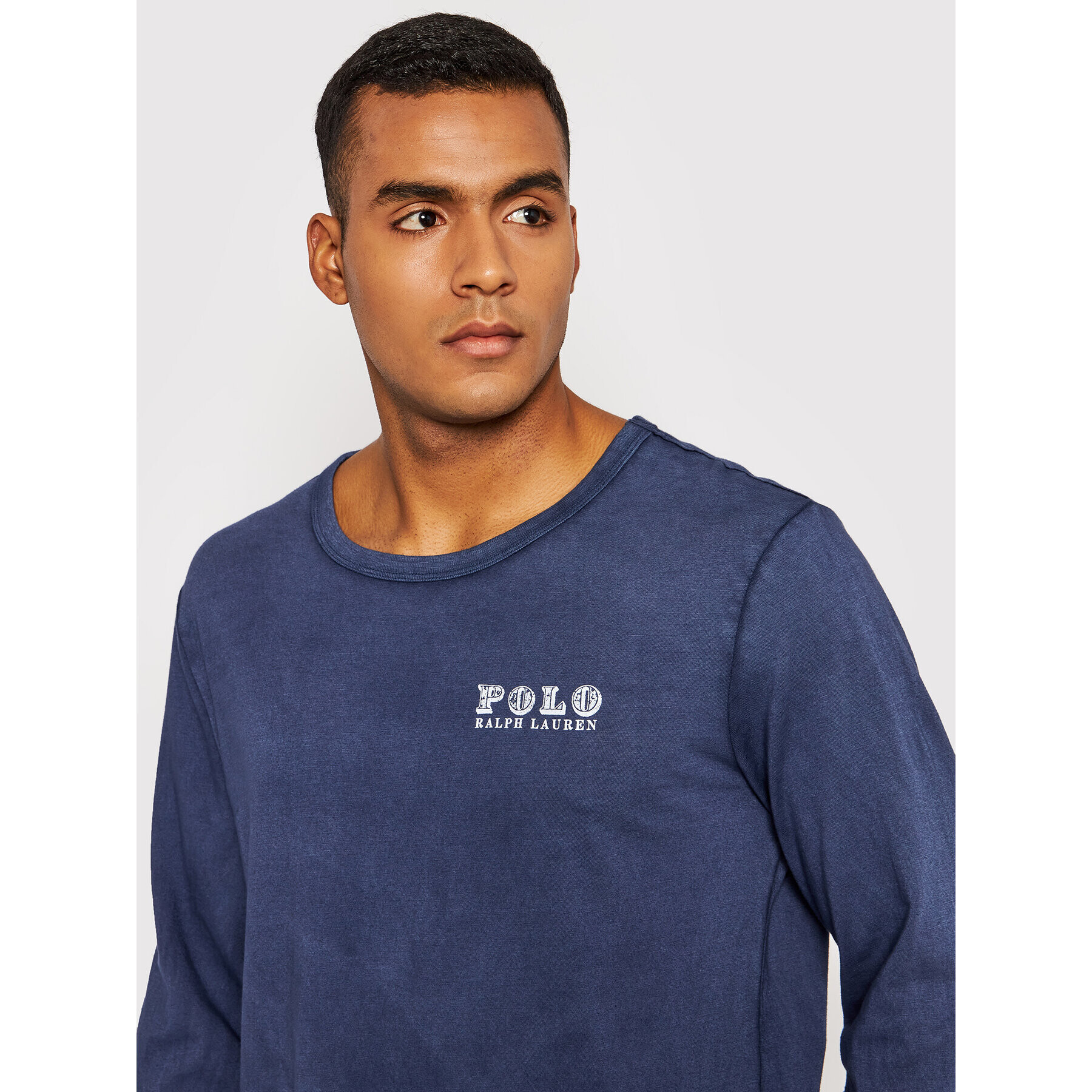 Polo Ralph Lauren Longsleeve 710850538003 Bleumarin Regular Fit - Pled.ro