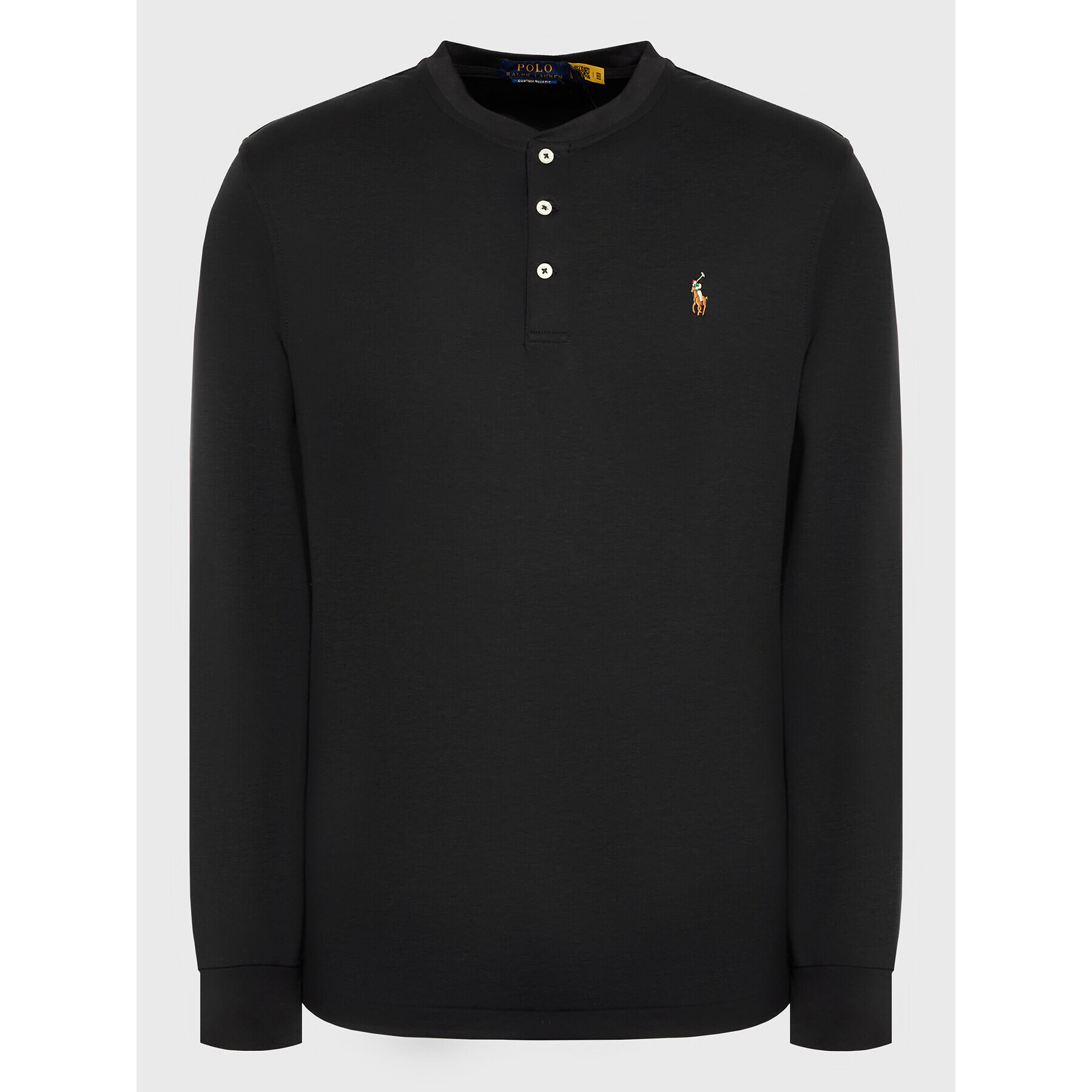 Polo Ralph Lauren Longsleeve 710876614001 Negru Slim Fit - Pled.ro