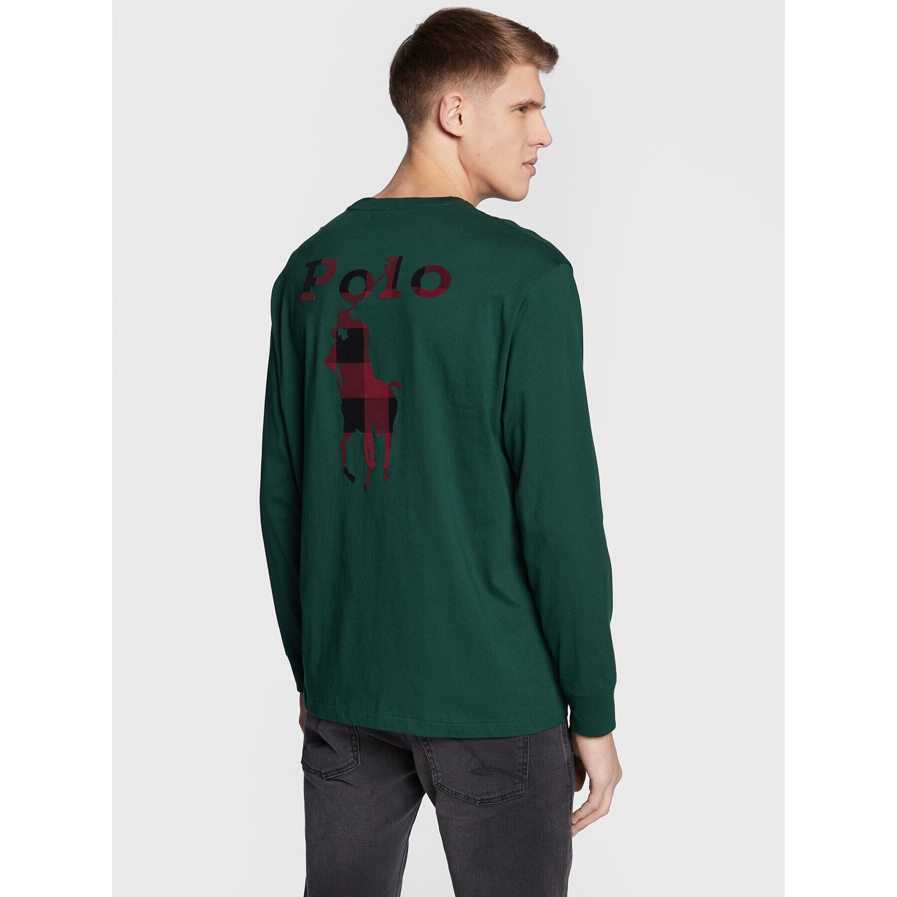 Polo Ralph Lauren Longsleeve 710881817 Verde Classic Fit - Pled.ro