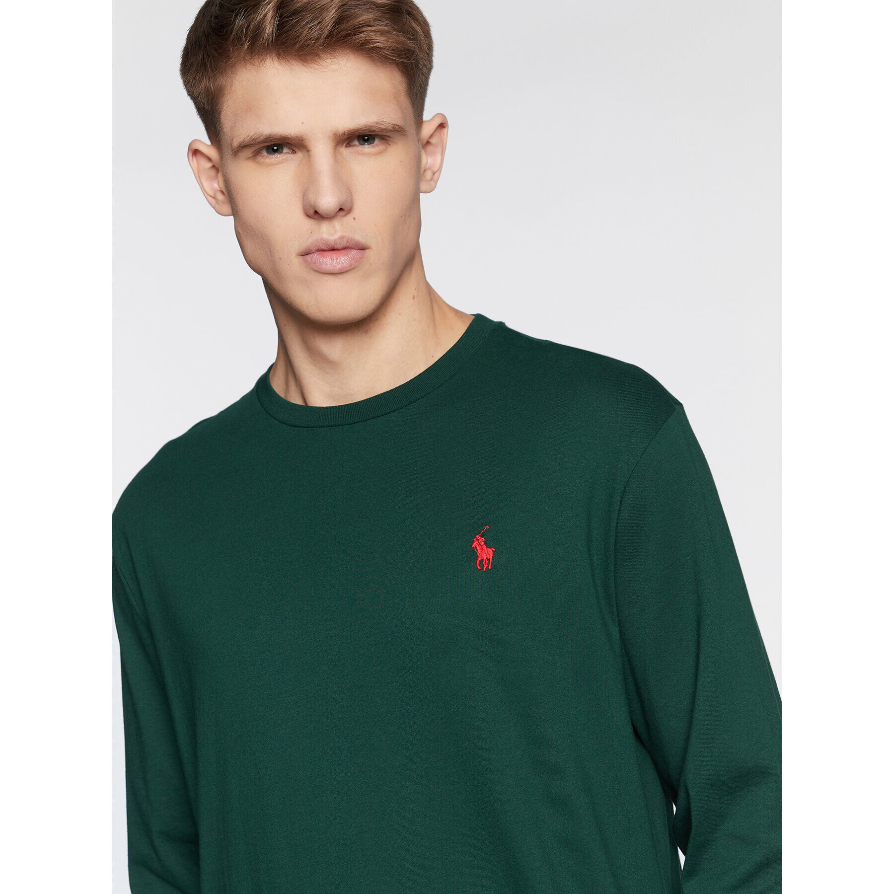 Polo Ralph Lauren Longsleeve 710881817 Verde Classic Fit - Pled.ro