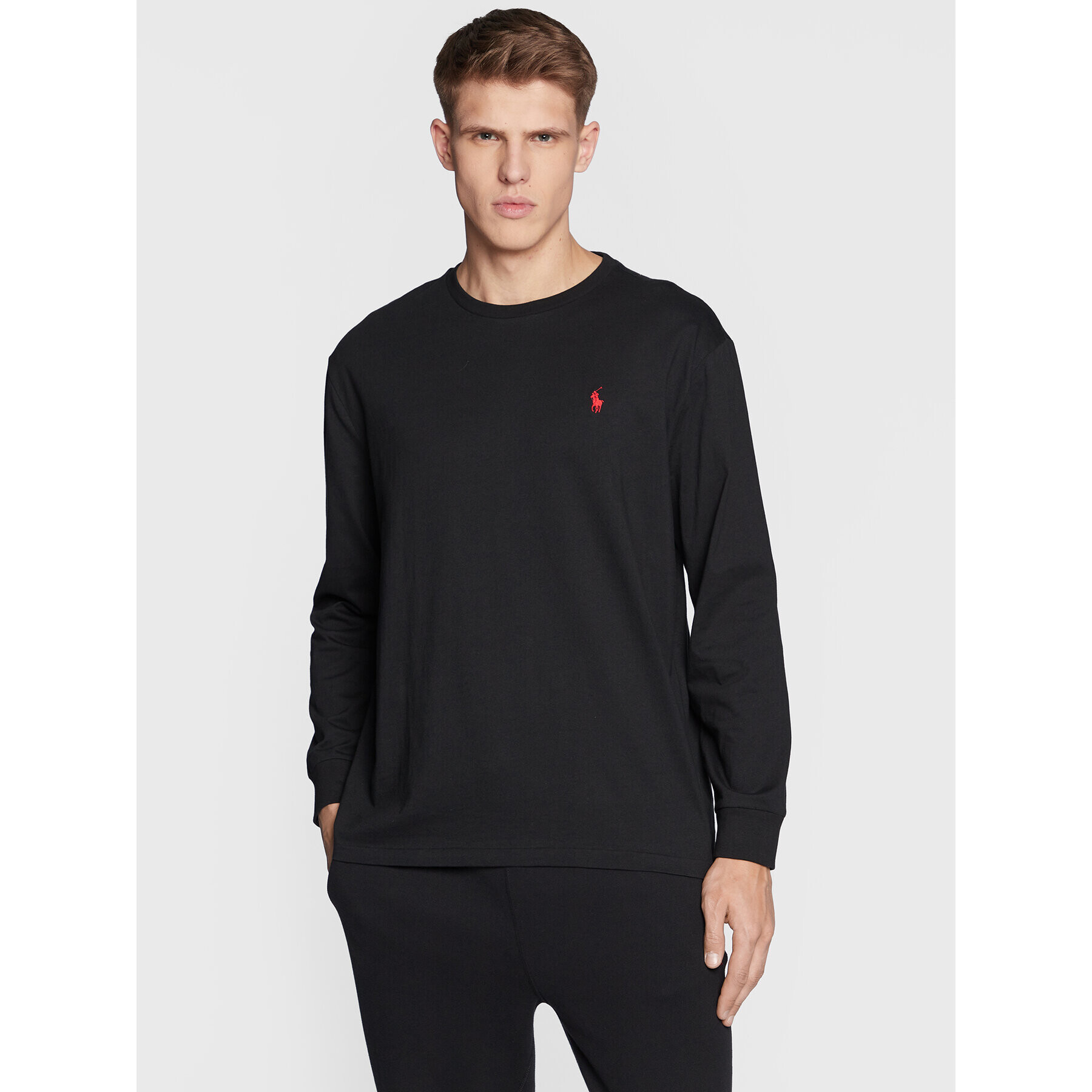 Polo Ralph Lauren Longsleeve 710881817001 Negru Classic Fit - Pled.ro