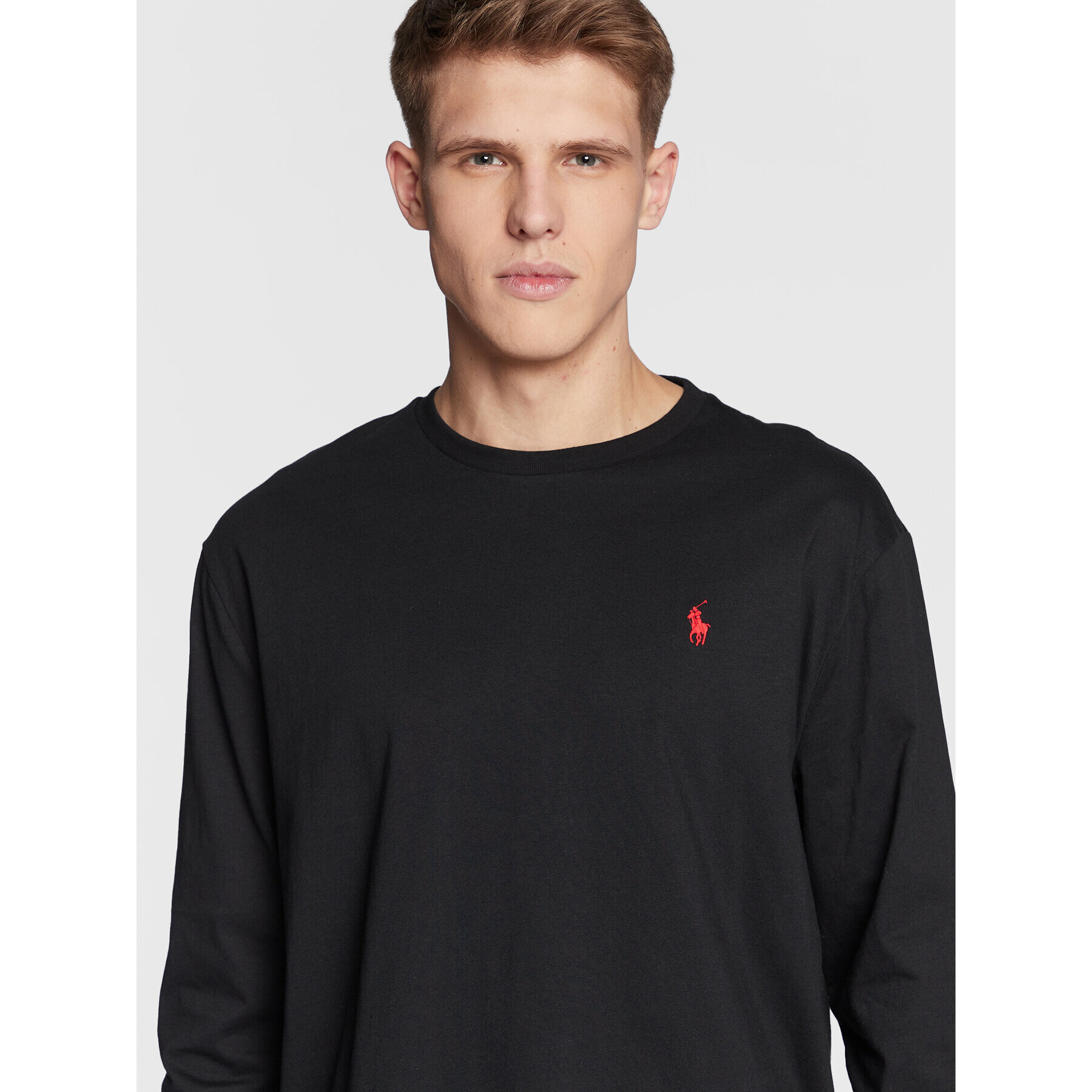 Polo Ralph Lauren Longsleeve 710881817001 Negru Classic Fit - Pled.ro