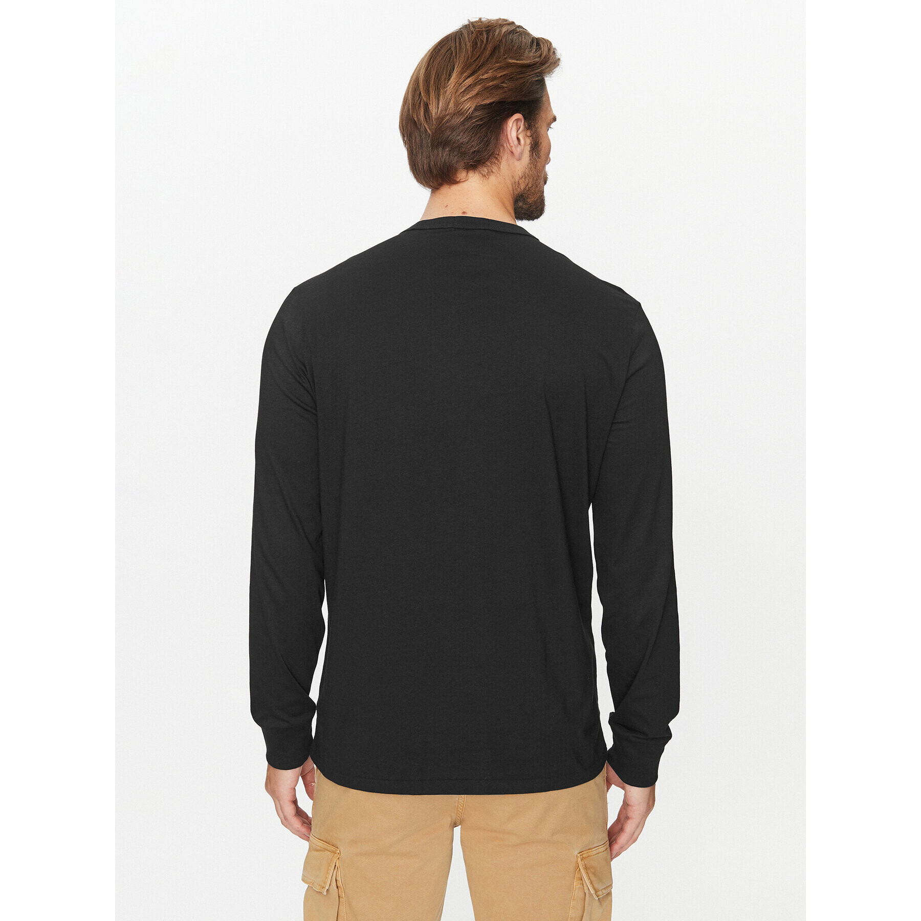 Polo Ralph Lauren Longsleeve 710920208001 Negru Regular Fit - Pled.ro