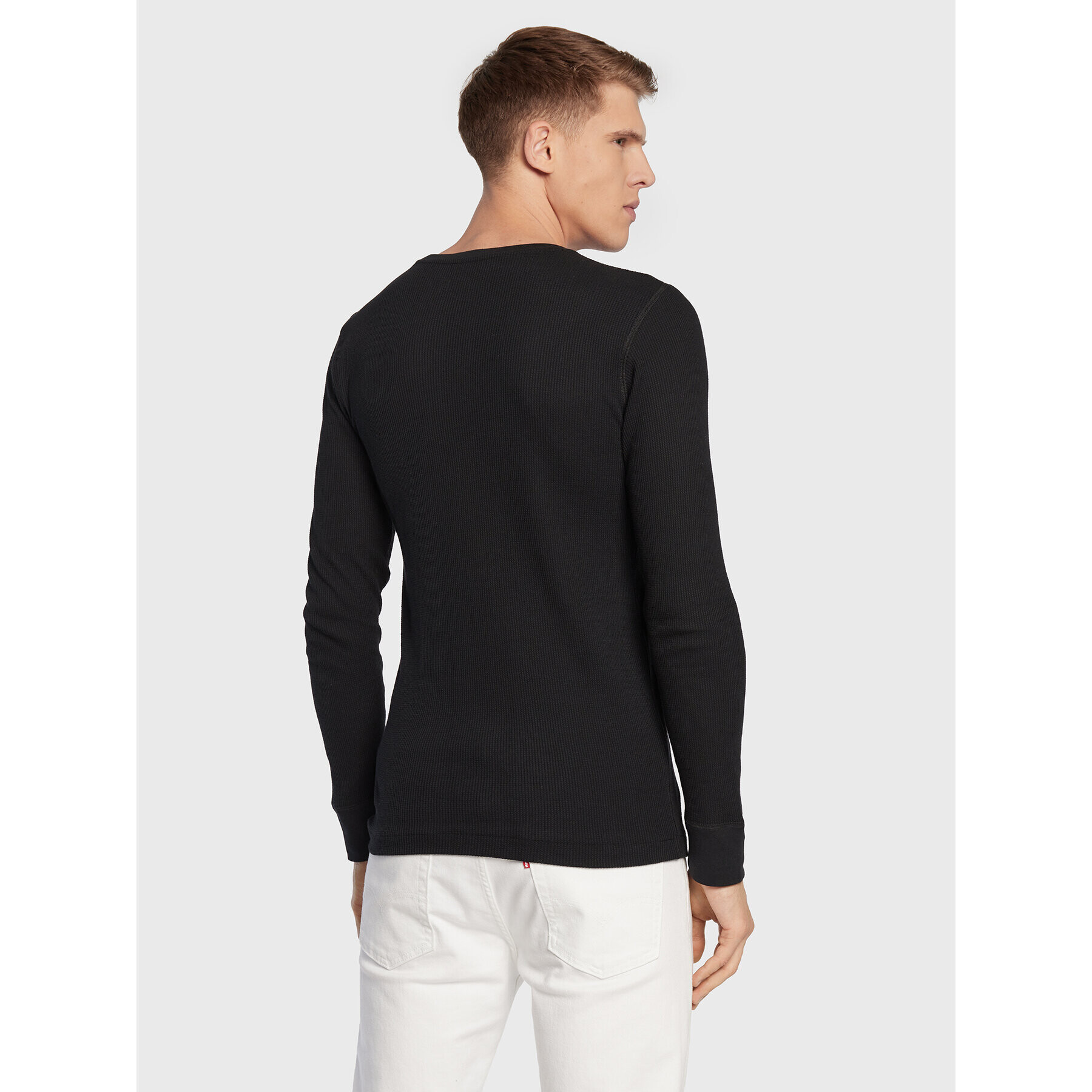 Polo Ralph Lauren Longsleeve 714830284007 Negru Slim Fit - Pled.ro