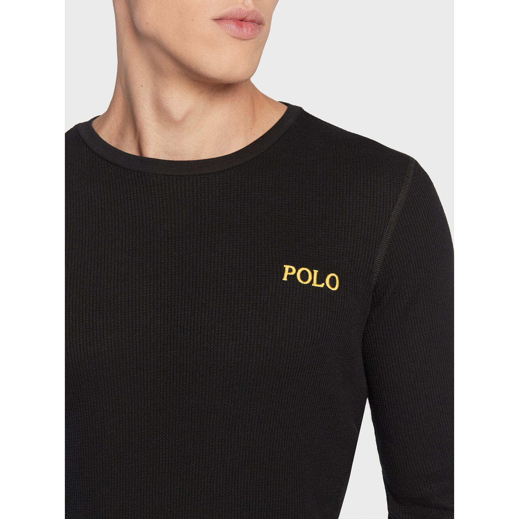 Polo Ralph Lauren Longsleeve 714830284007 Negru Slim Fit - Pled.ro