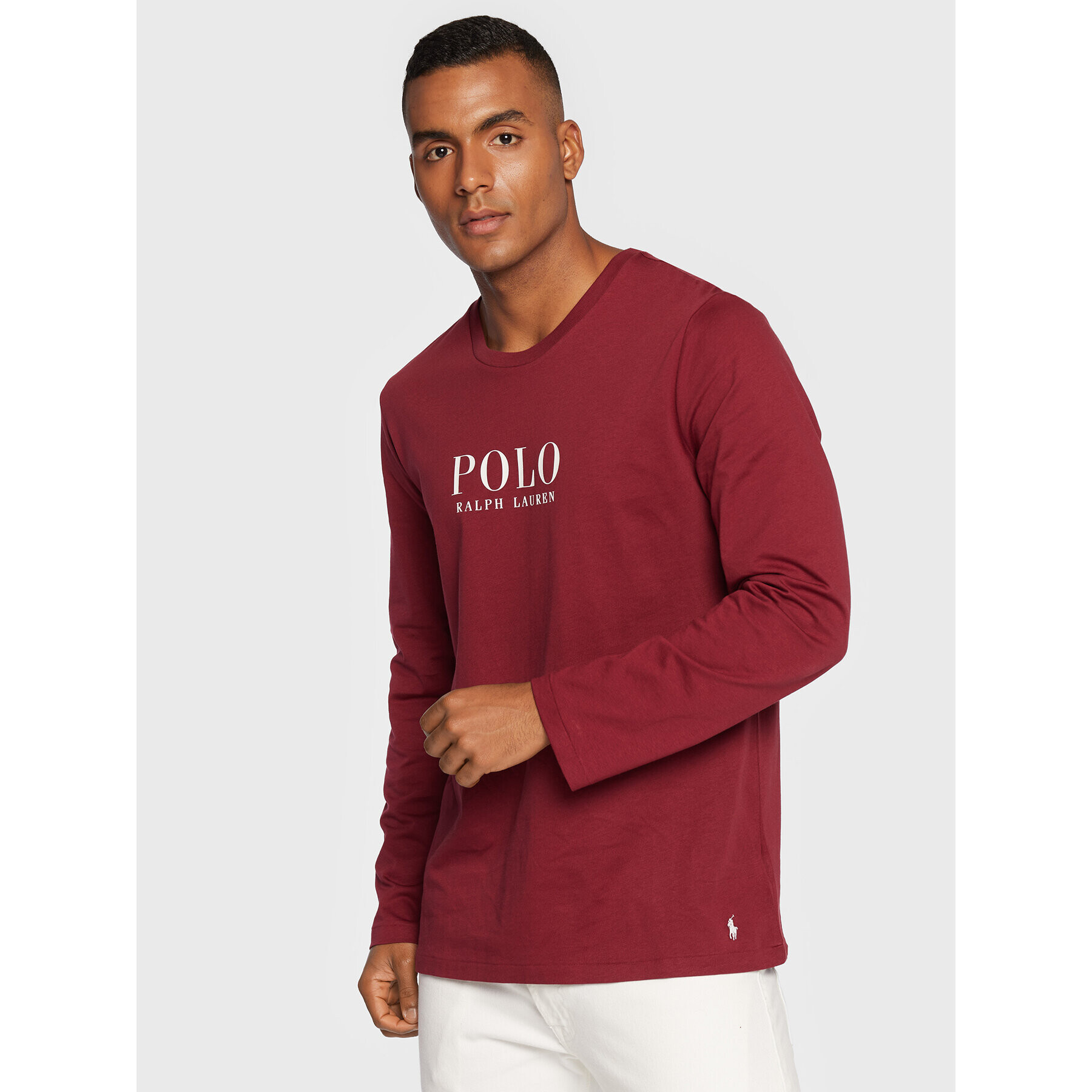 Polo Ralph Lauren Longsleeve 714862600008 Roșu Regular Fit - Pled.ro