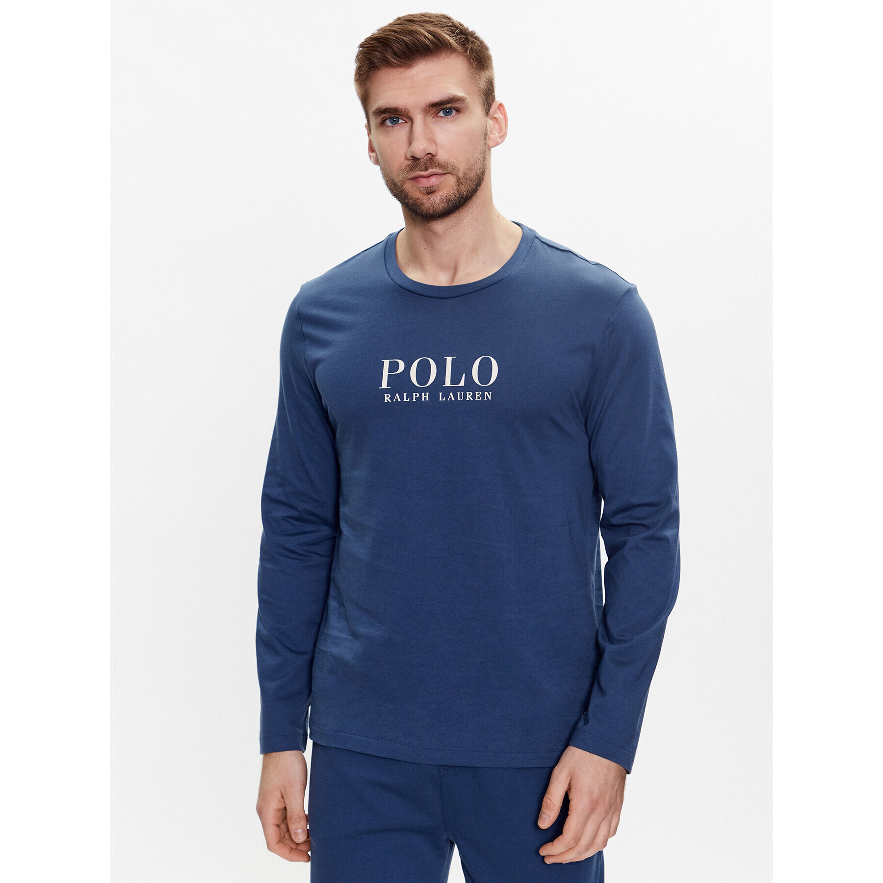 Polo Ralph Lauren Longsleeve 714899614002 Bleumarin Regular Fit - Pled.ro