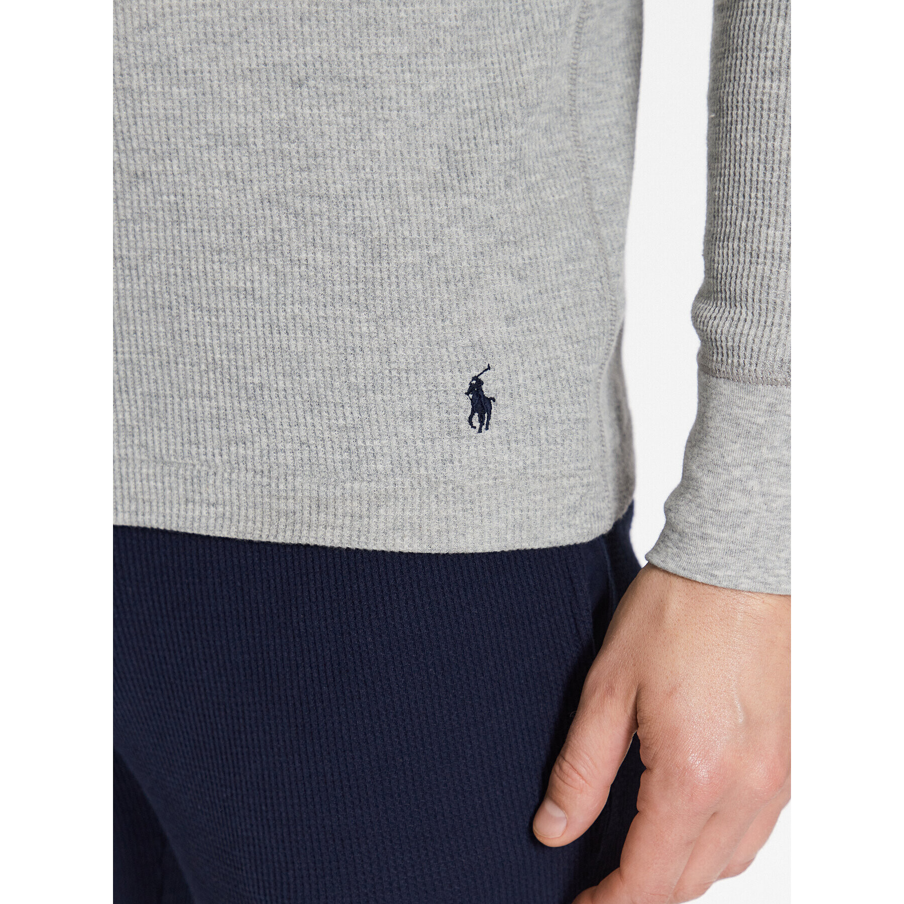 Polo Ralph Lauren Longsleeve 714899615003 Gri Regular Fit - Pled.ro