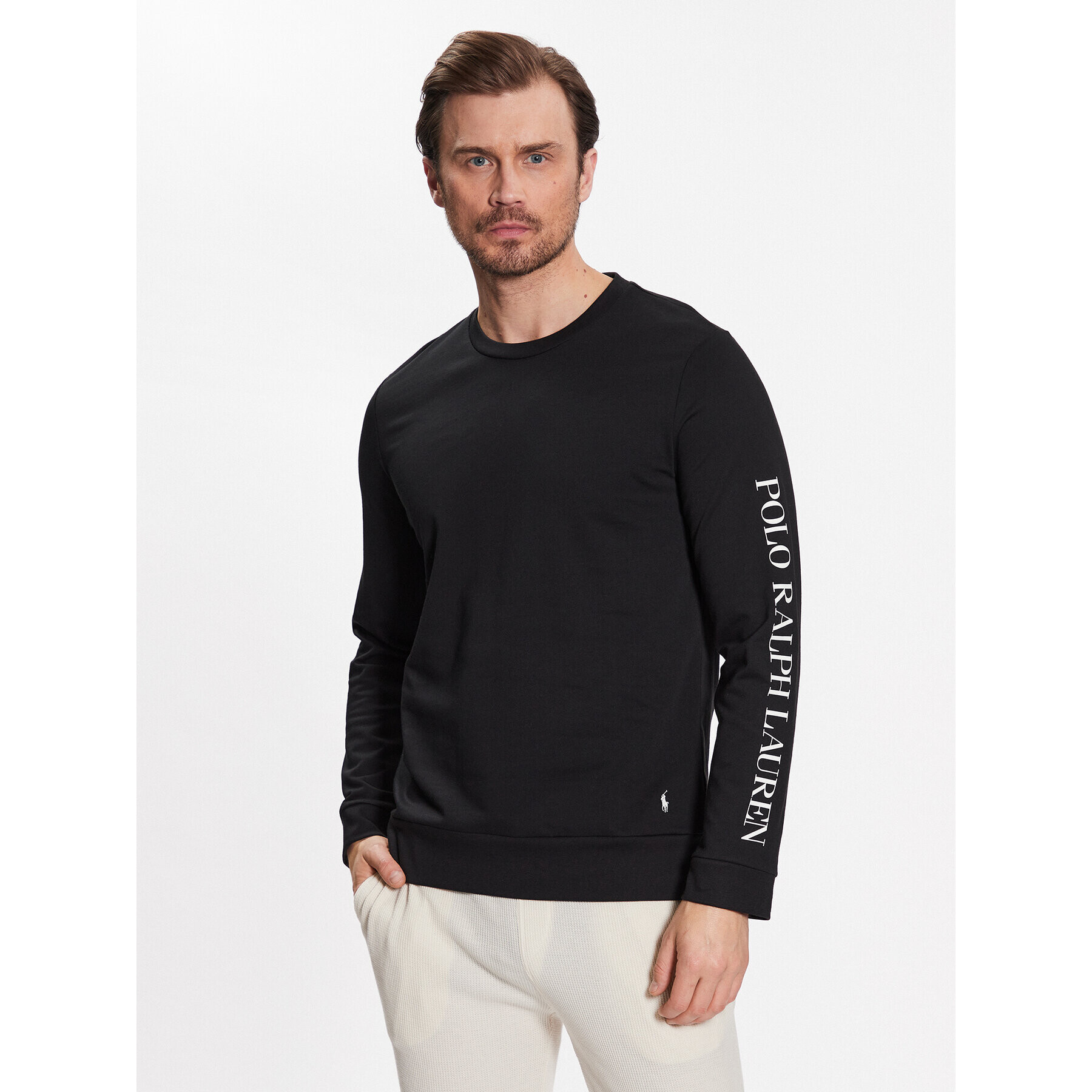 Polo Ralph Lauren Longsleeve 714899617003 Negru Regular Fit - Pled.ro