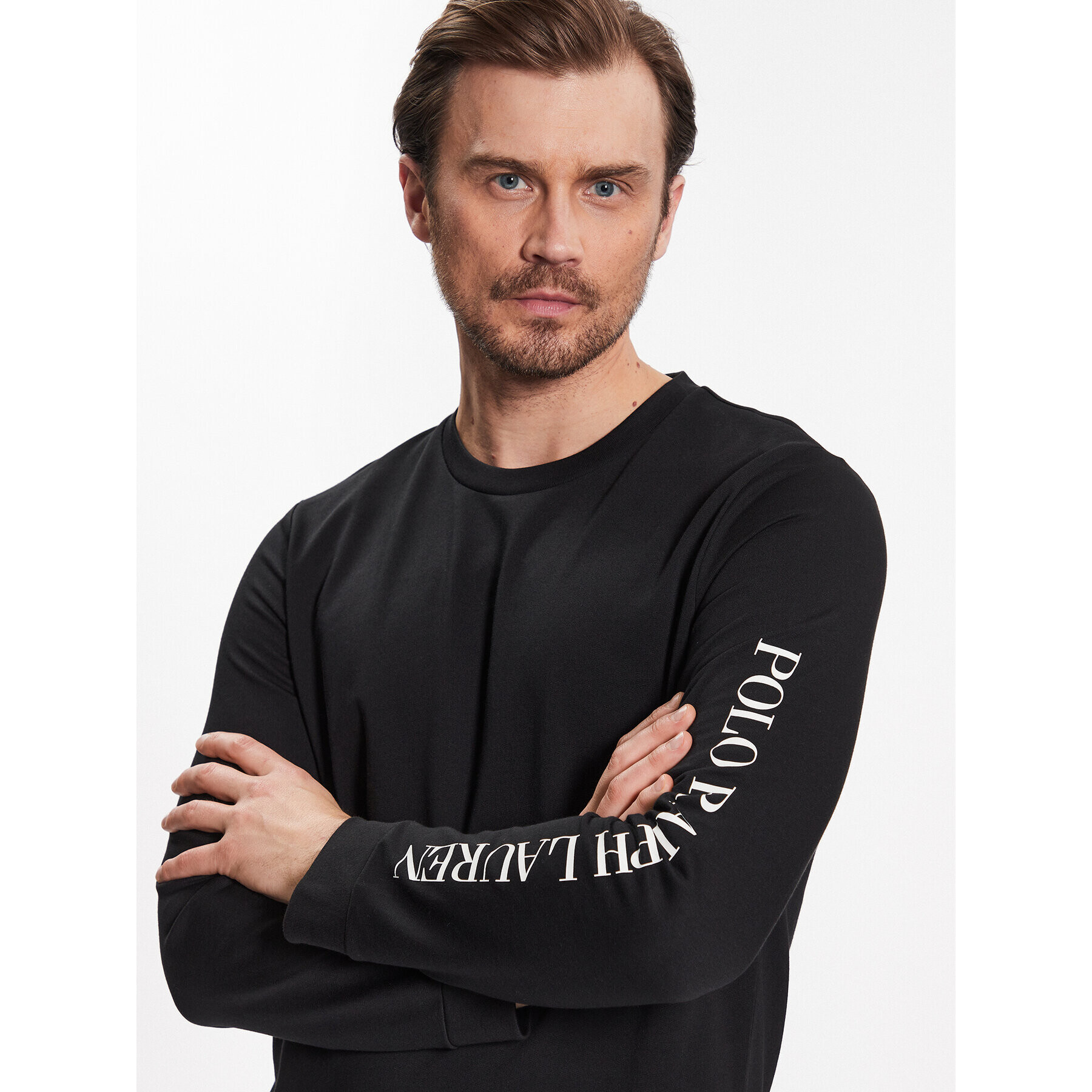 Polo Ralph Lauren Longsleeve 714899617003 Negru Regular Fit - Pled.ro