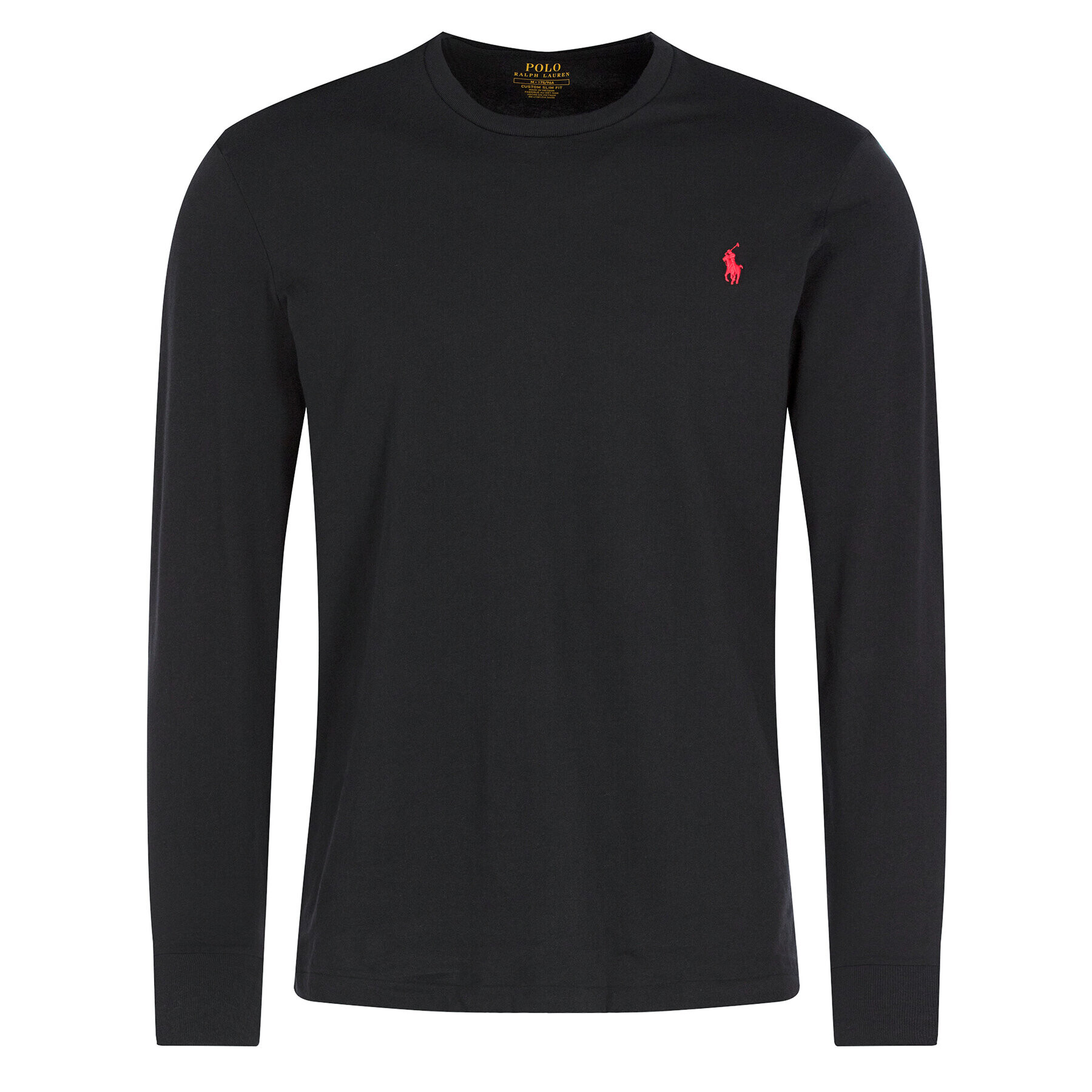 Polo Ralph Lauren Longsleeve Classics 710671468001 Negru Custom Slim Fit - Pled.ro