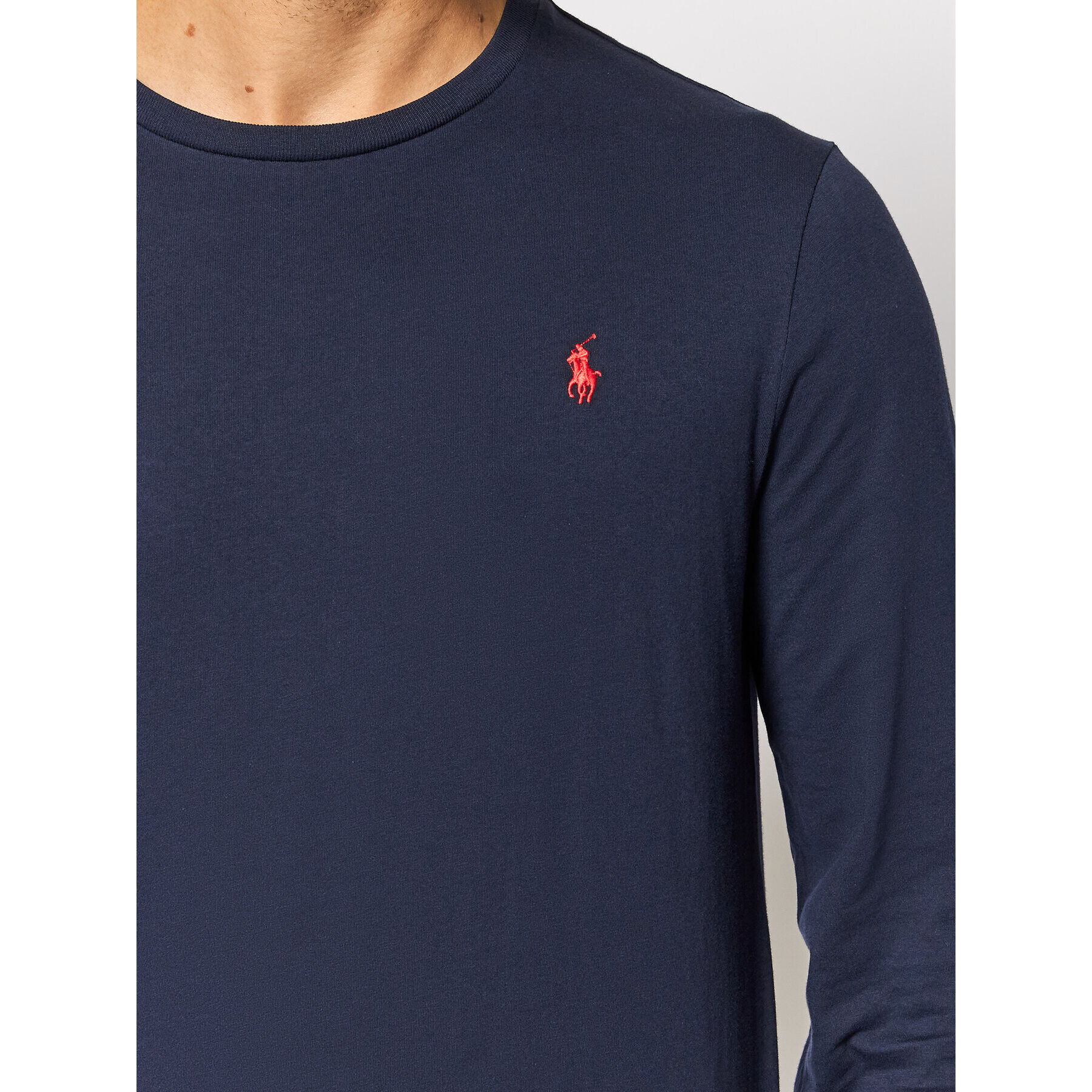 Polo Ralph Lauren Longsleeve Classics 710671468024 Bleumarin Slim Fit - Pled.ro