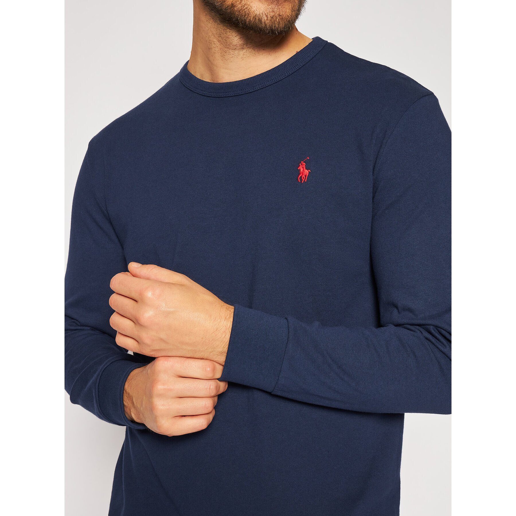 Polo Ralph Lauren Longsleeve Classics 710842632004 Bleumarin Regular Fit - Pled.ro