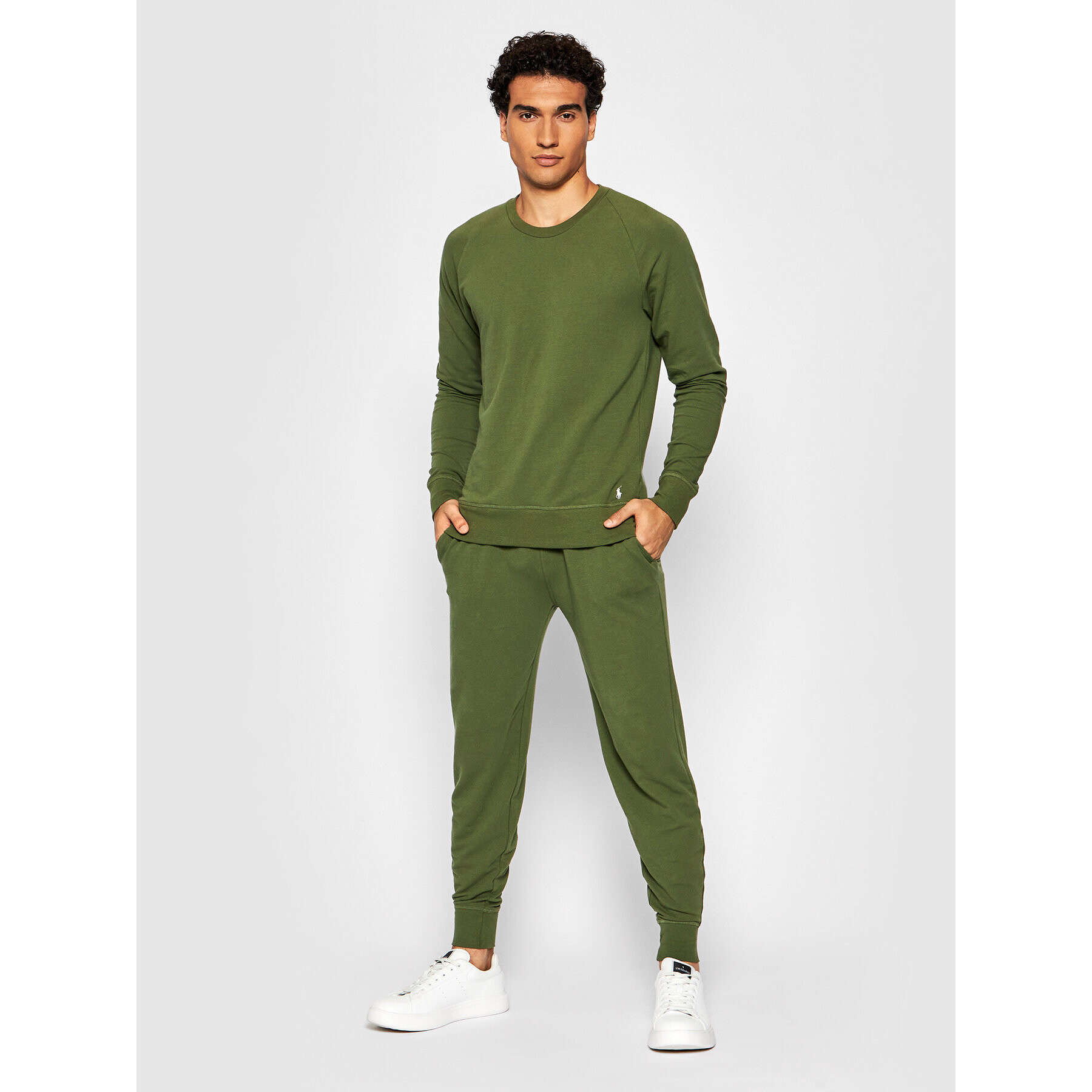 Polo Ralph Lauren Longsleeve Crw 714833977005 Verde Regular Fit - Pled.ro