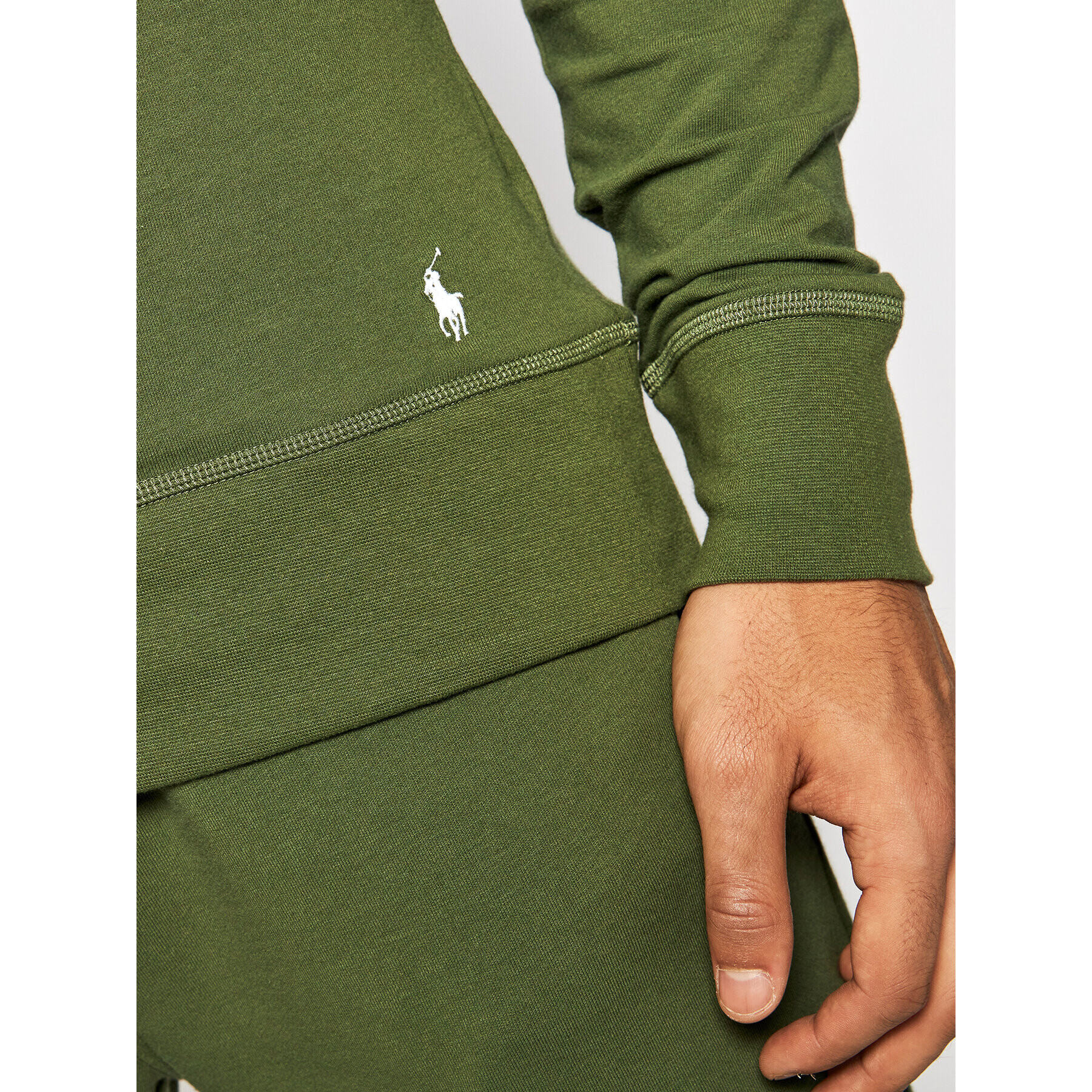 Polo Ralph Lauren Longsleeve Crw 714833977005 Verde Regular Fit - Pled.ro