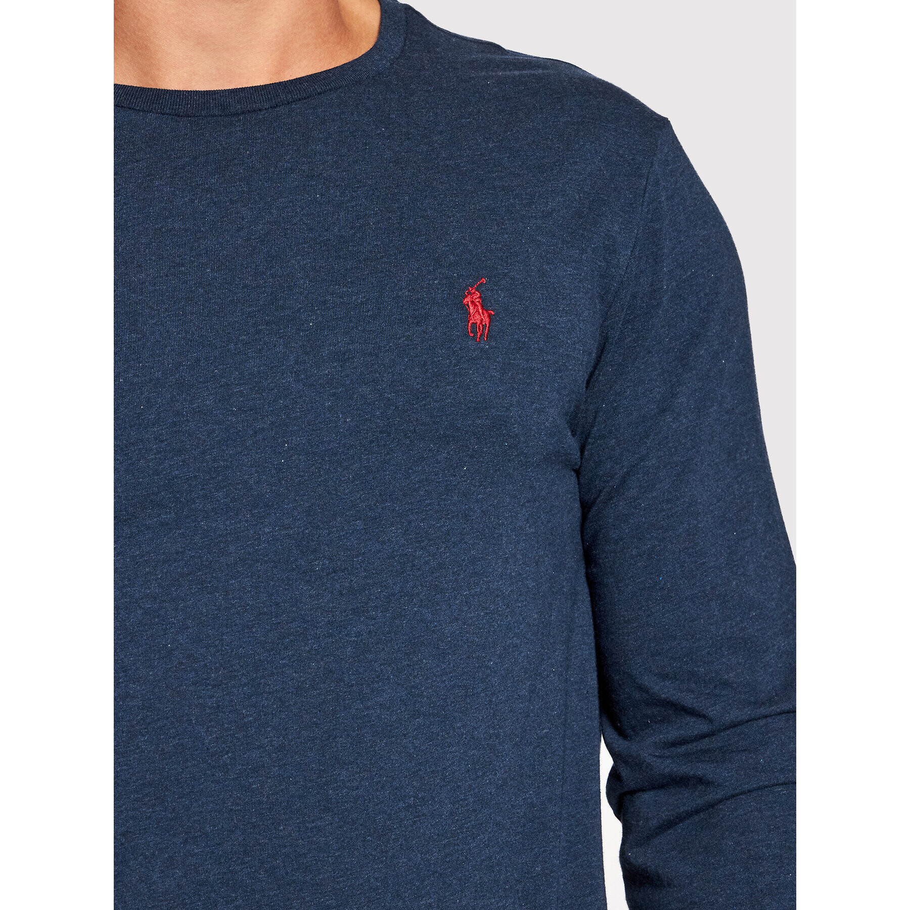 Polo Ralph Lauren Longsleeve Lsl 710671468043 Bleumarin Slim Fit - Pled.ro