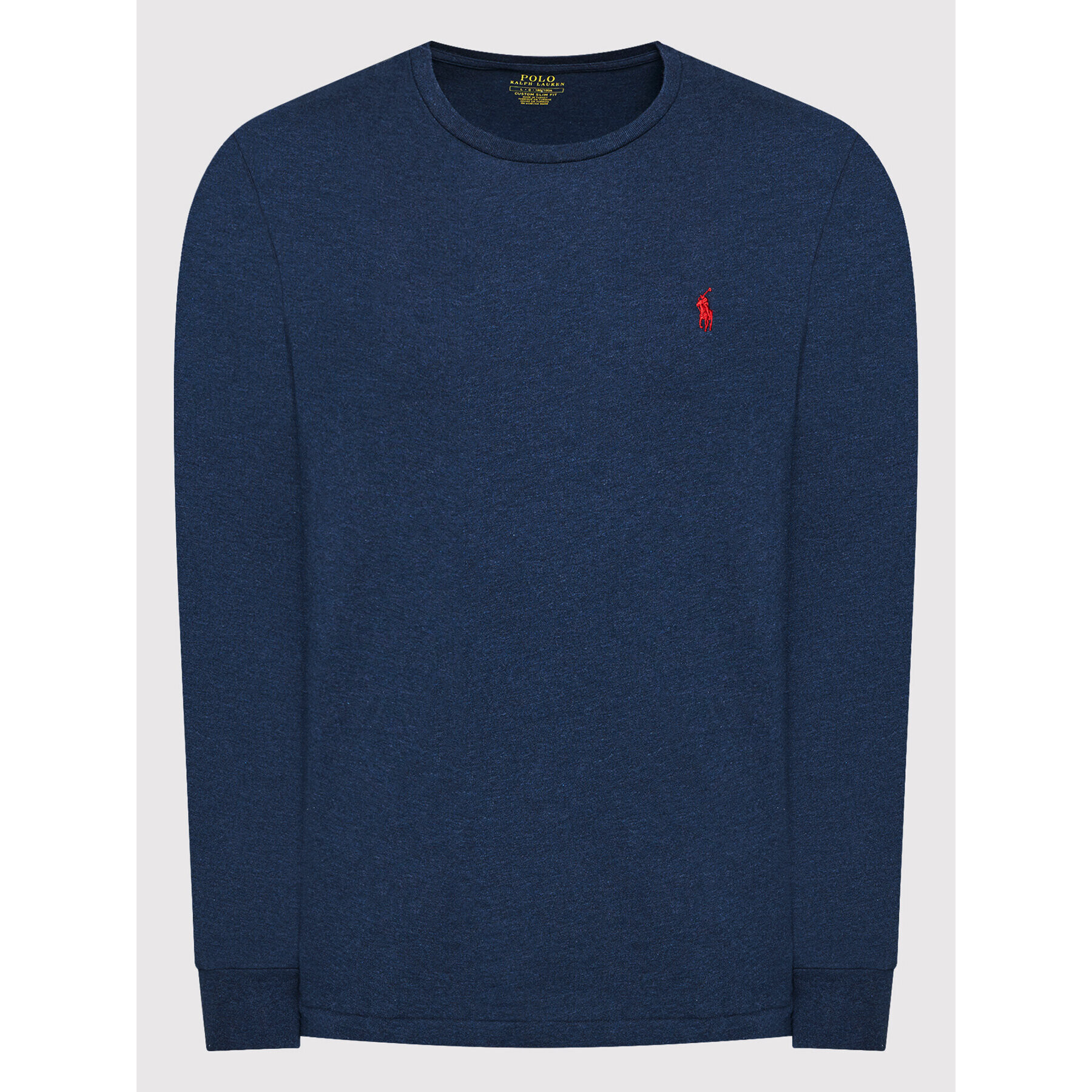 Polo Ralph Lauren Longsleeve Lsl 710671468043 Bleumarin Slim Fit - Pled.ro