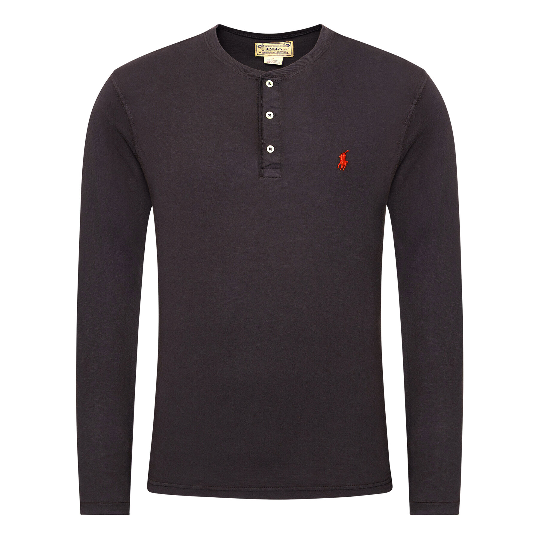 Polo Ralph Lauren Longsleeve Lsl 710790058001 Negru Regular Fit - Pled.ro