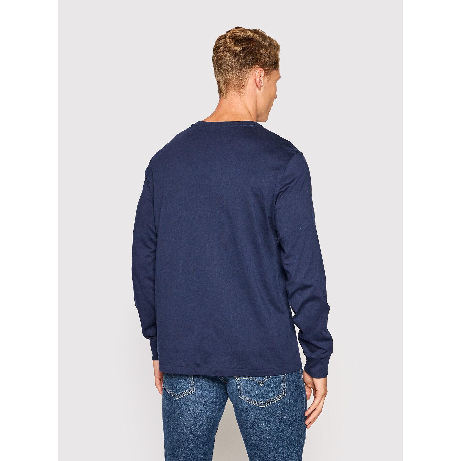 Polo Ralph Lauren Longsleeve Lsl 710853270001 Bleumarin Slim Fit - Pled.ro