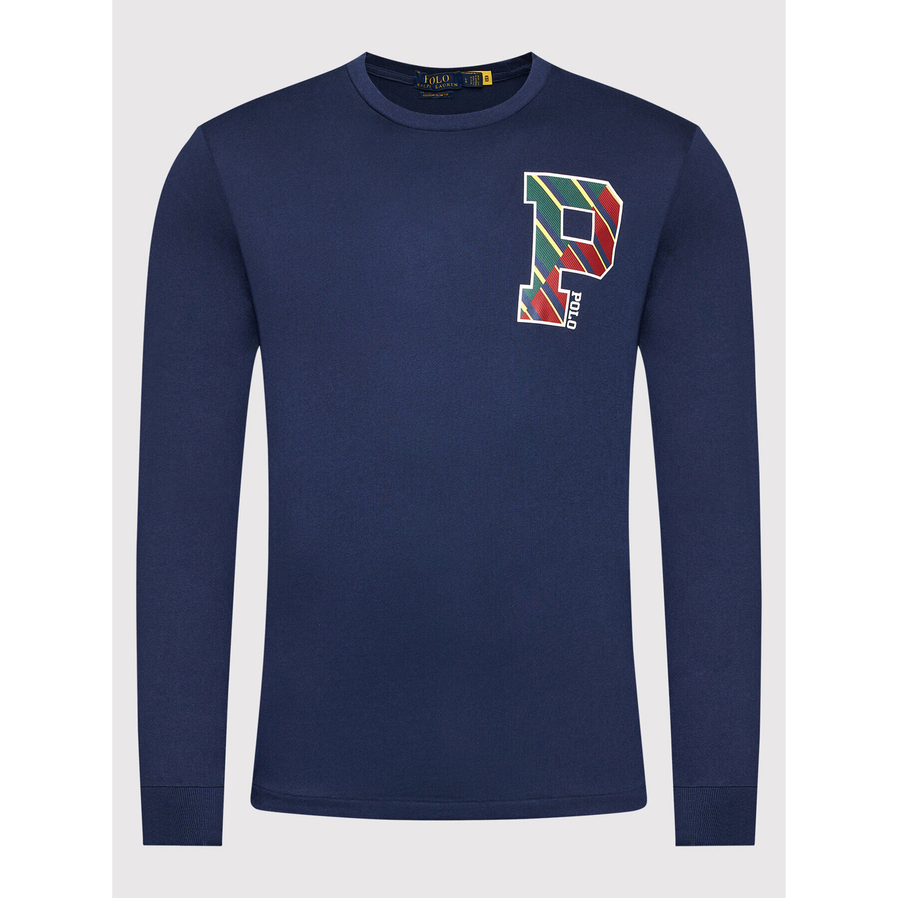 Polo Ralph Lauren Longsleeve Lsl 710853270001 Bleumarin Slim Fit - Pled.ro