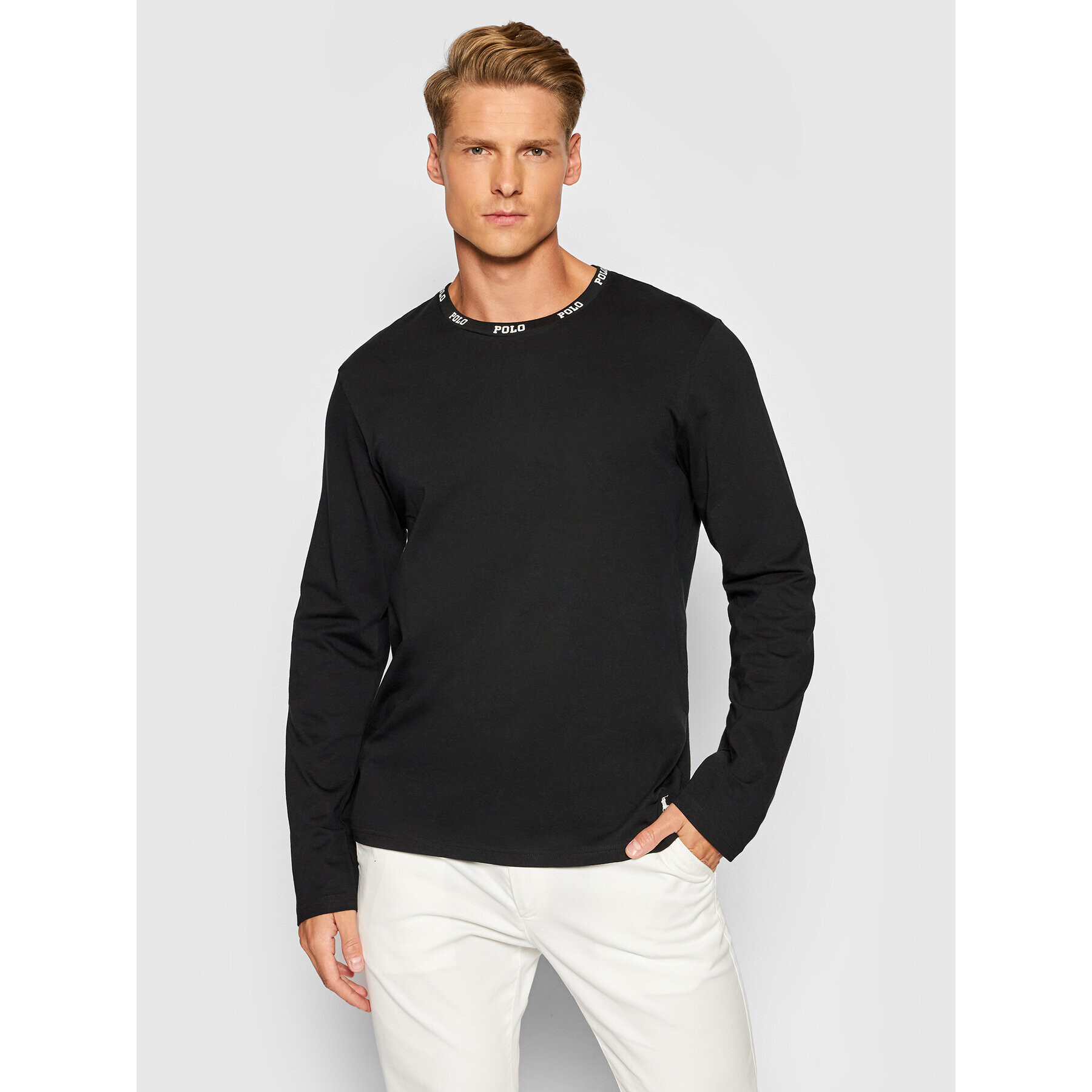 Polo Ralph Lauren Longsleeve Sle 714843421003 Negru Regular Fit - Pled.ro