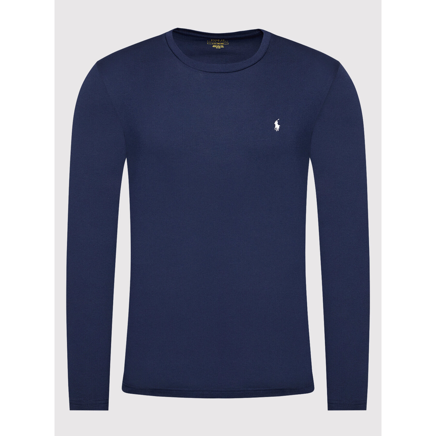 Polo Ralph Lauren Longsleeve Sle 714844759002 Bleumarin Regular Fit - Pled.ro