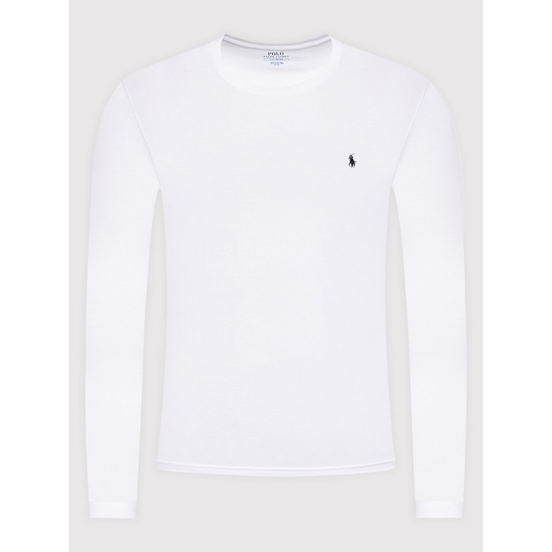 Polo Ralph Lauren Longsleeve Sle 714844759004 Alb Regular Fit - Pled.ro