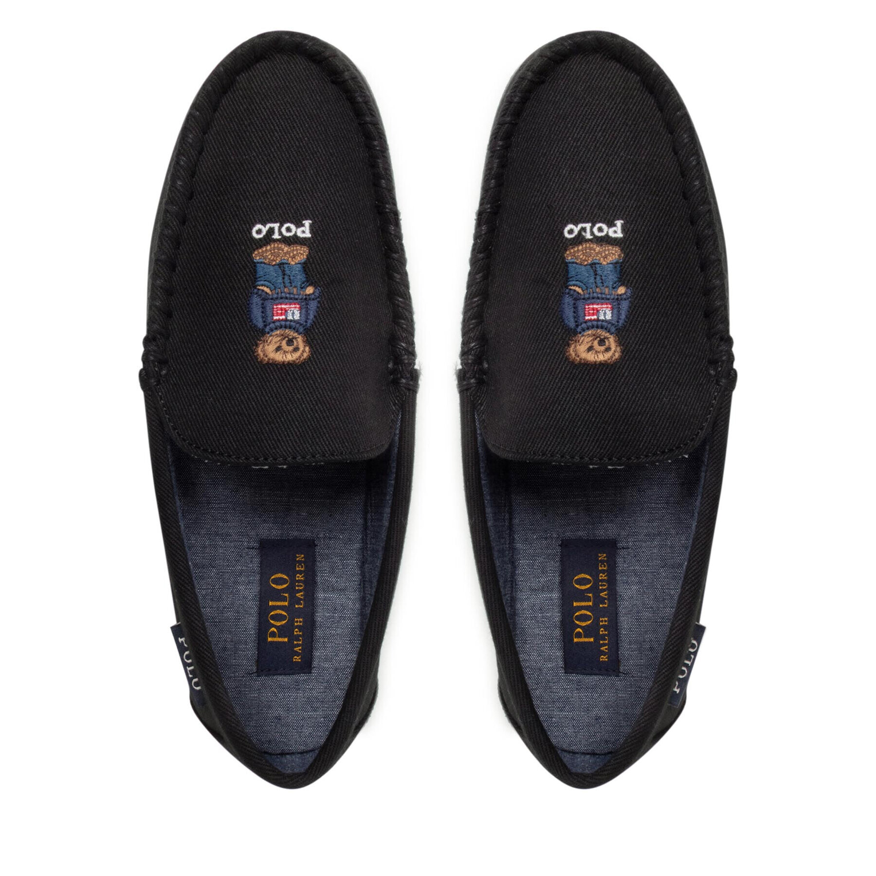 Polo Ralph Lauren Mocasini Declan Bear RF103569 Negru - Pled.ro