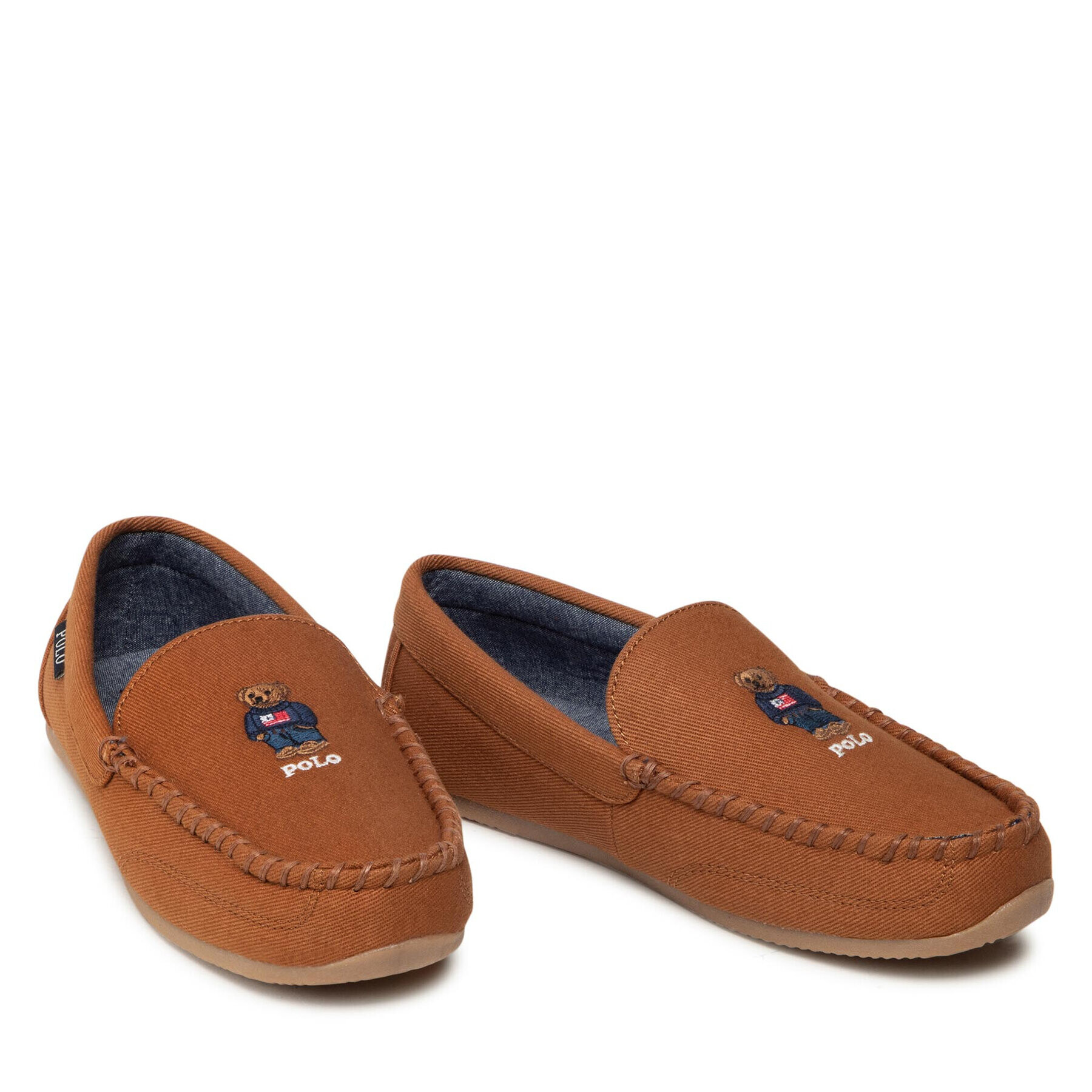 Polo Ralph Lauren Mocasini Declan Bear RF103635 Maro - Pled.ro