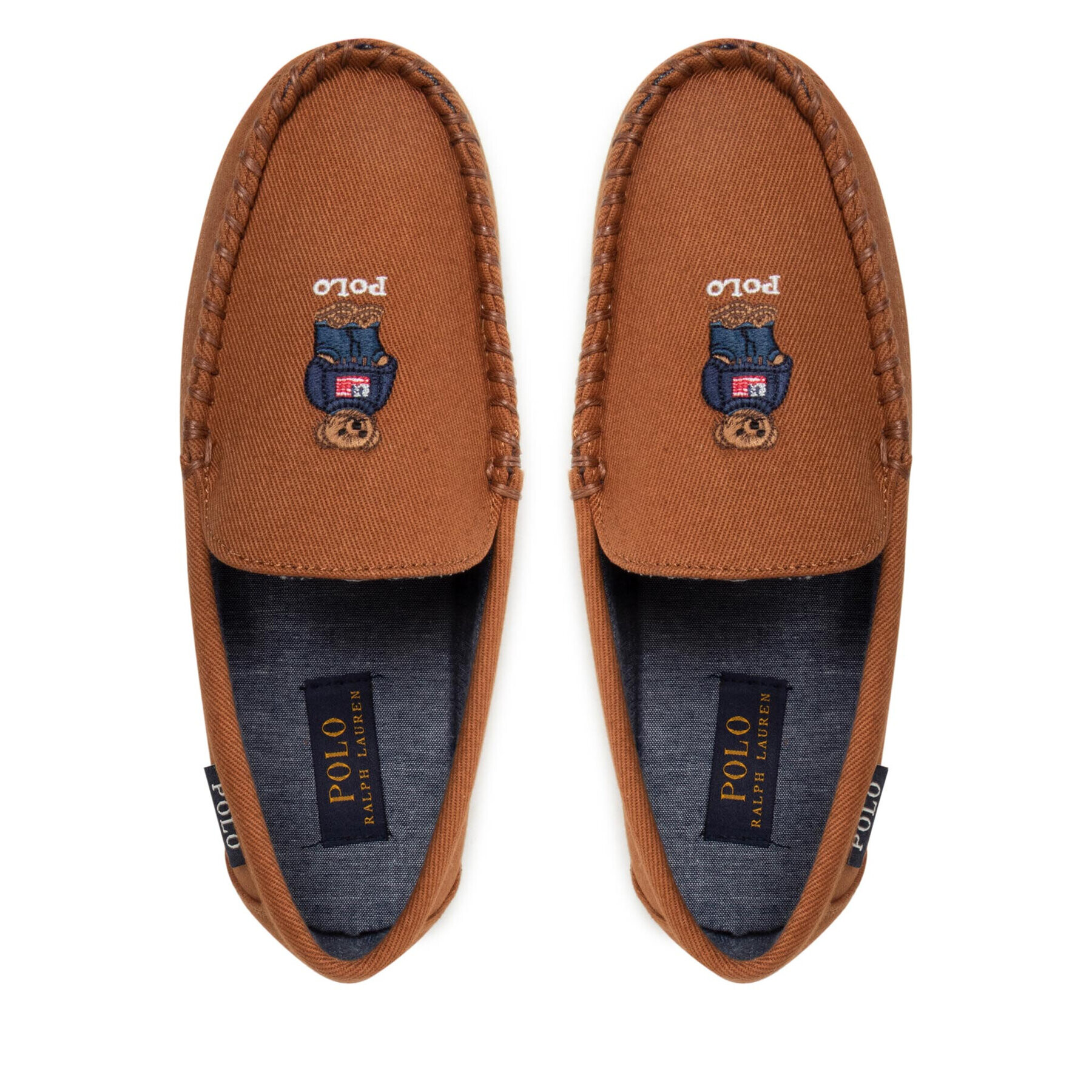 Polo Ralph Lauren Mocasini Declan Bear RF103635 Maro - Pled.ro