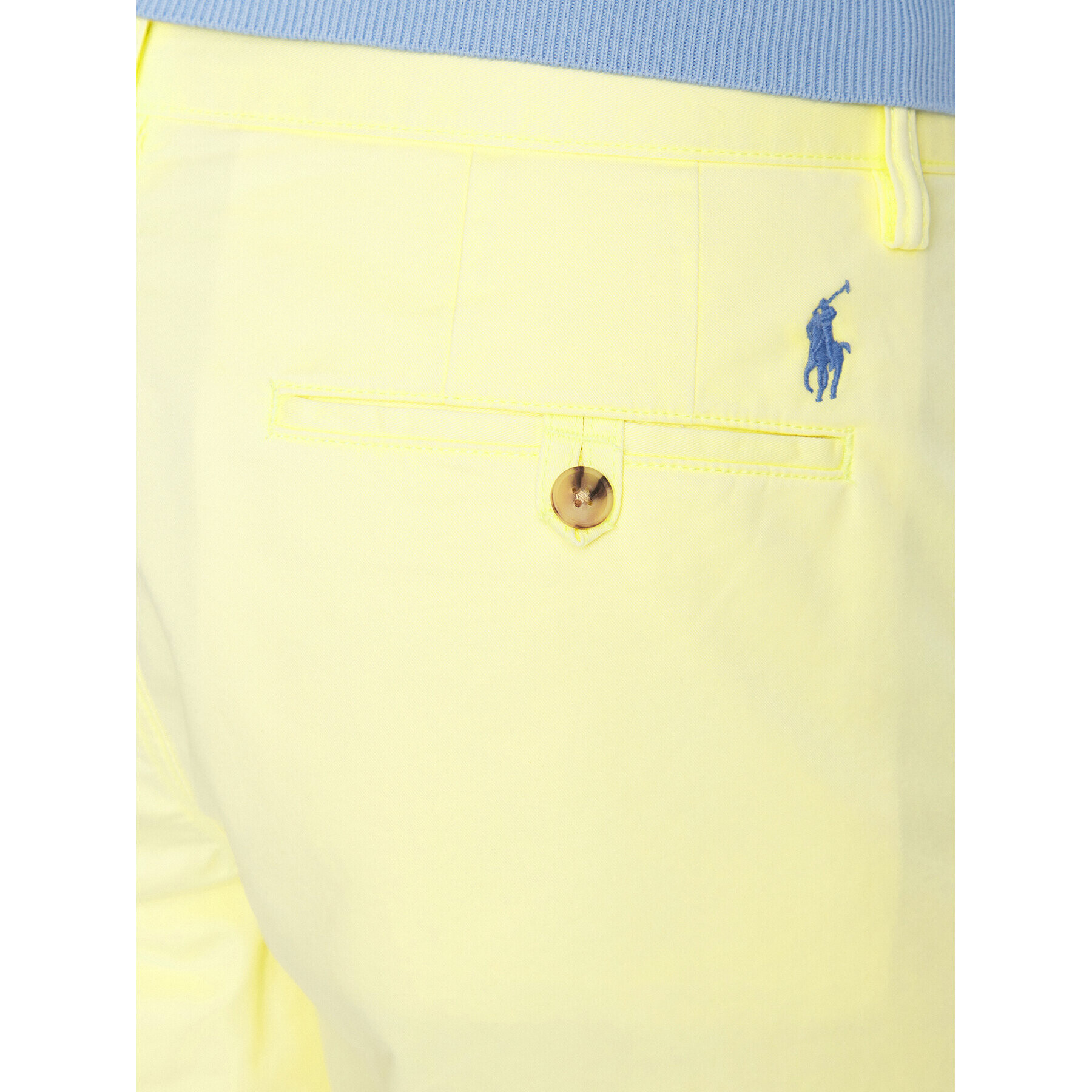 Polo Ralph Lauren Pantalon scurți din material 710799213003 Galben Slim Fit - Pled.ro