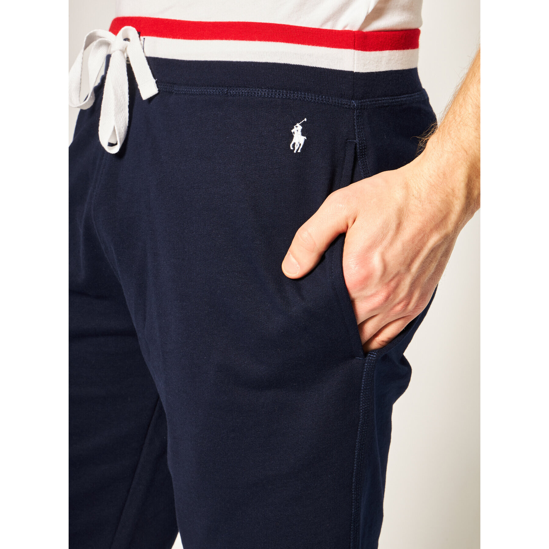 Polo Ralph Lauren Pantalon scurți din material Spring 2 714687593 Bleumarin Regular Fit - Pled.ro