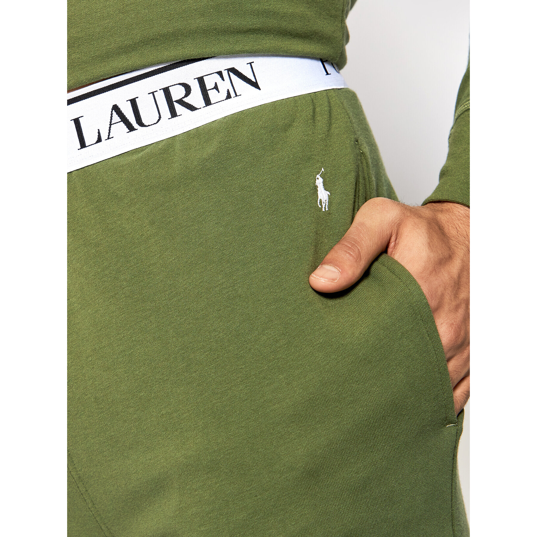 Polo Ralph Lauren Pantaloni pijama 714833978005 Verde Regular Fit - Pled.ro