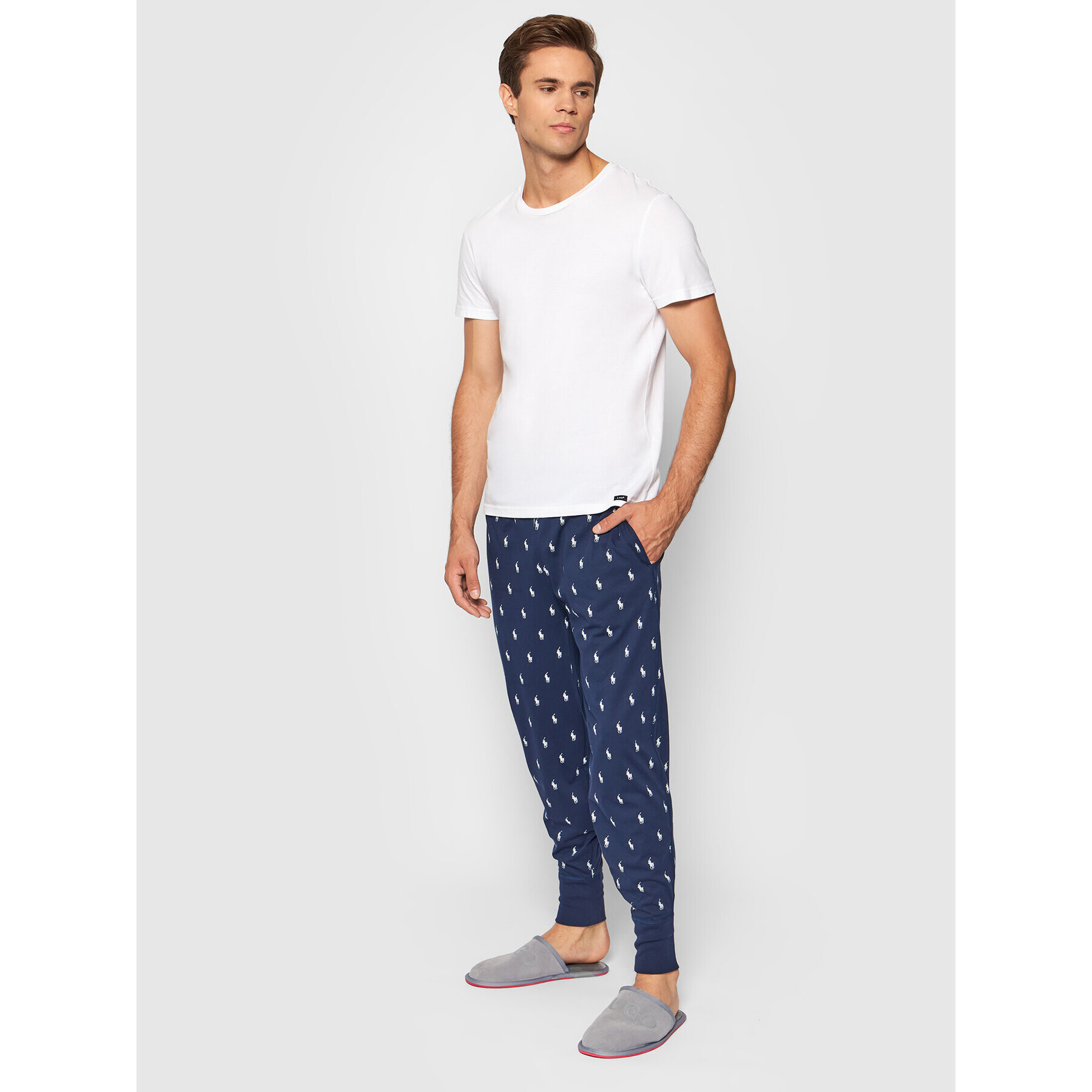 Polo Ralph Lauren Pantaloni pijama 714844764001 Bleumarin Regular Fit - Pled.ro